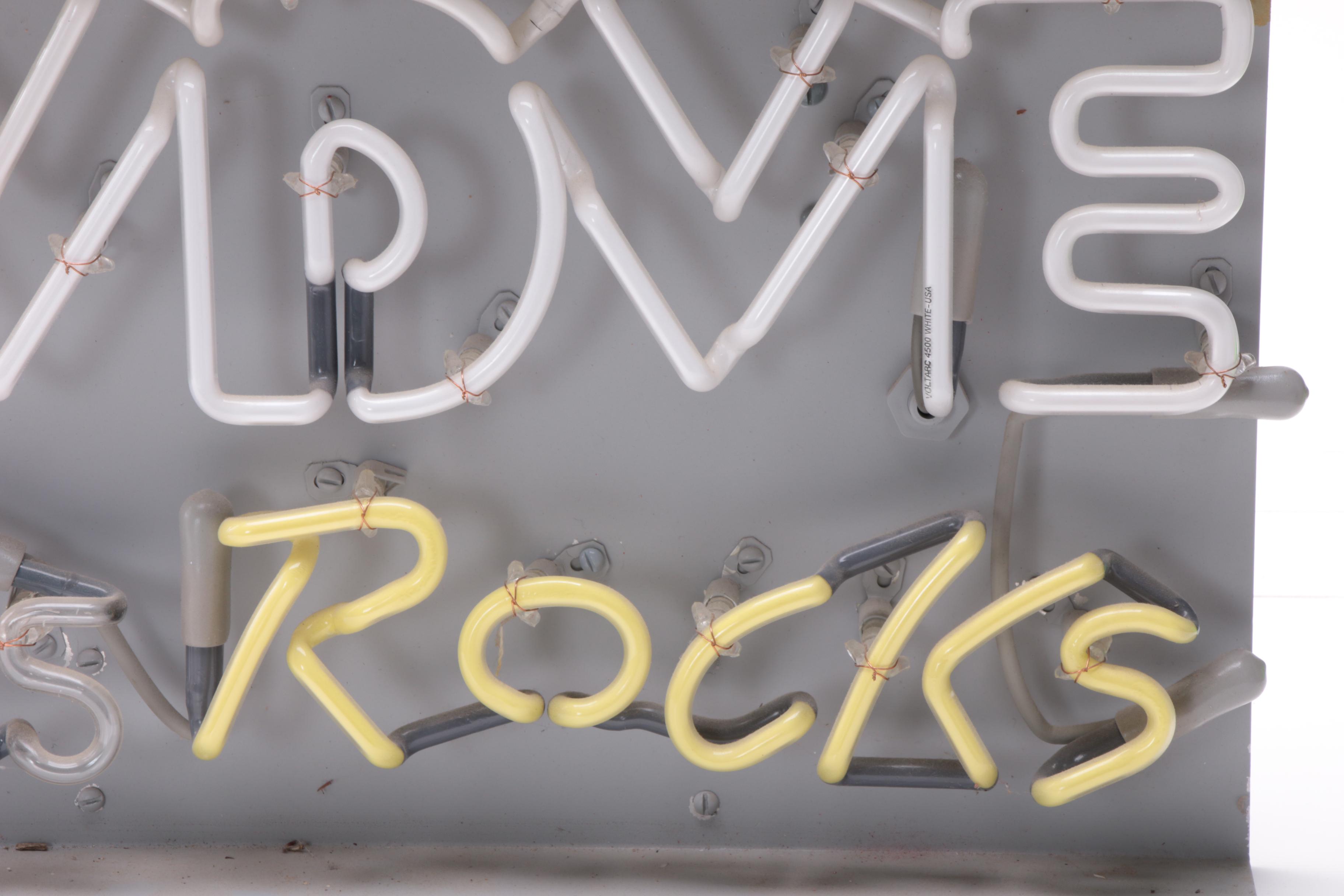 102.5 WDVE Pittsburgh Neon Radio Station Sign by Trasco