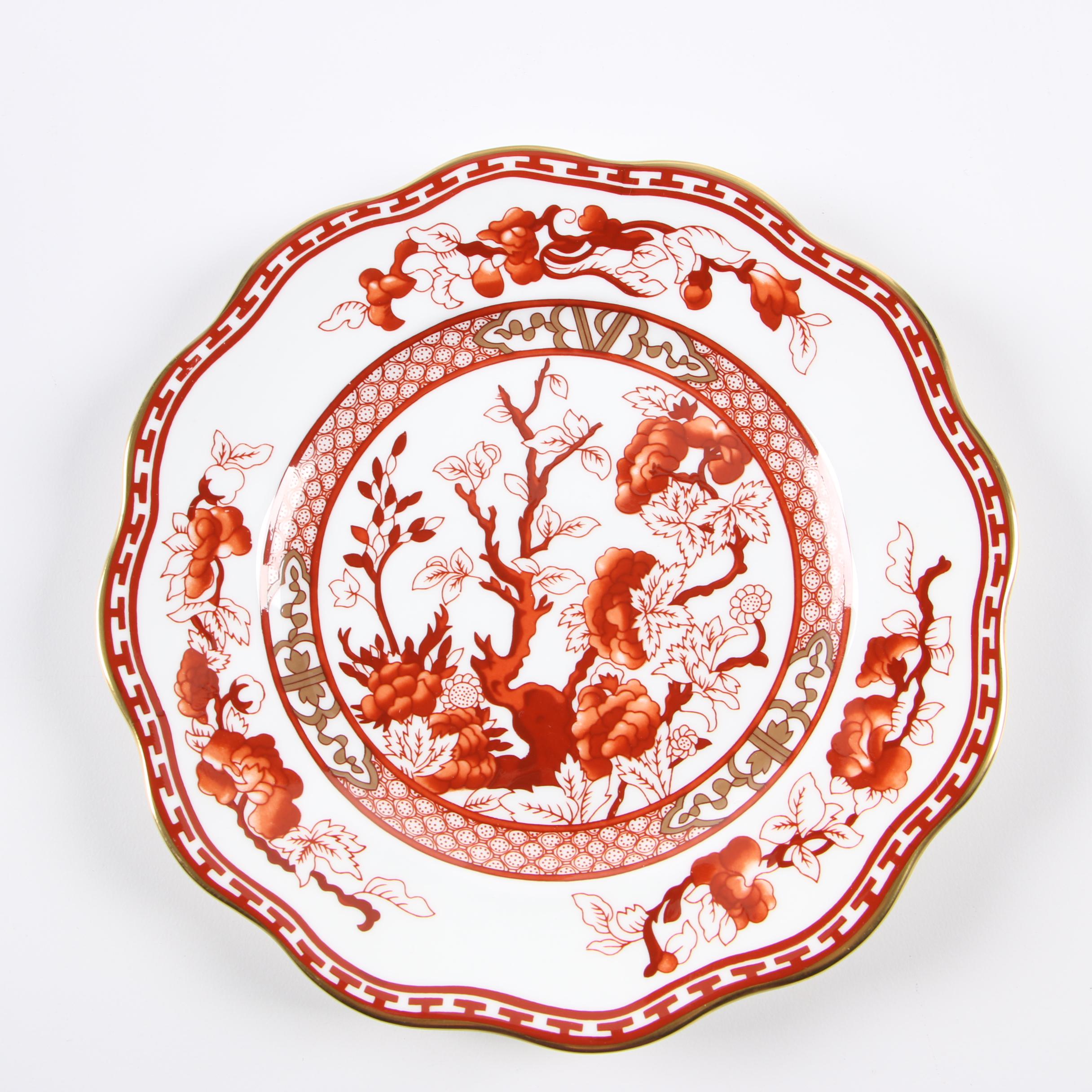 Coalport "Indian Tree Coral" Bone China Dinnerware Circa 1972-86