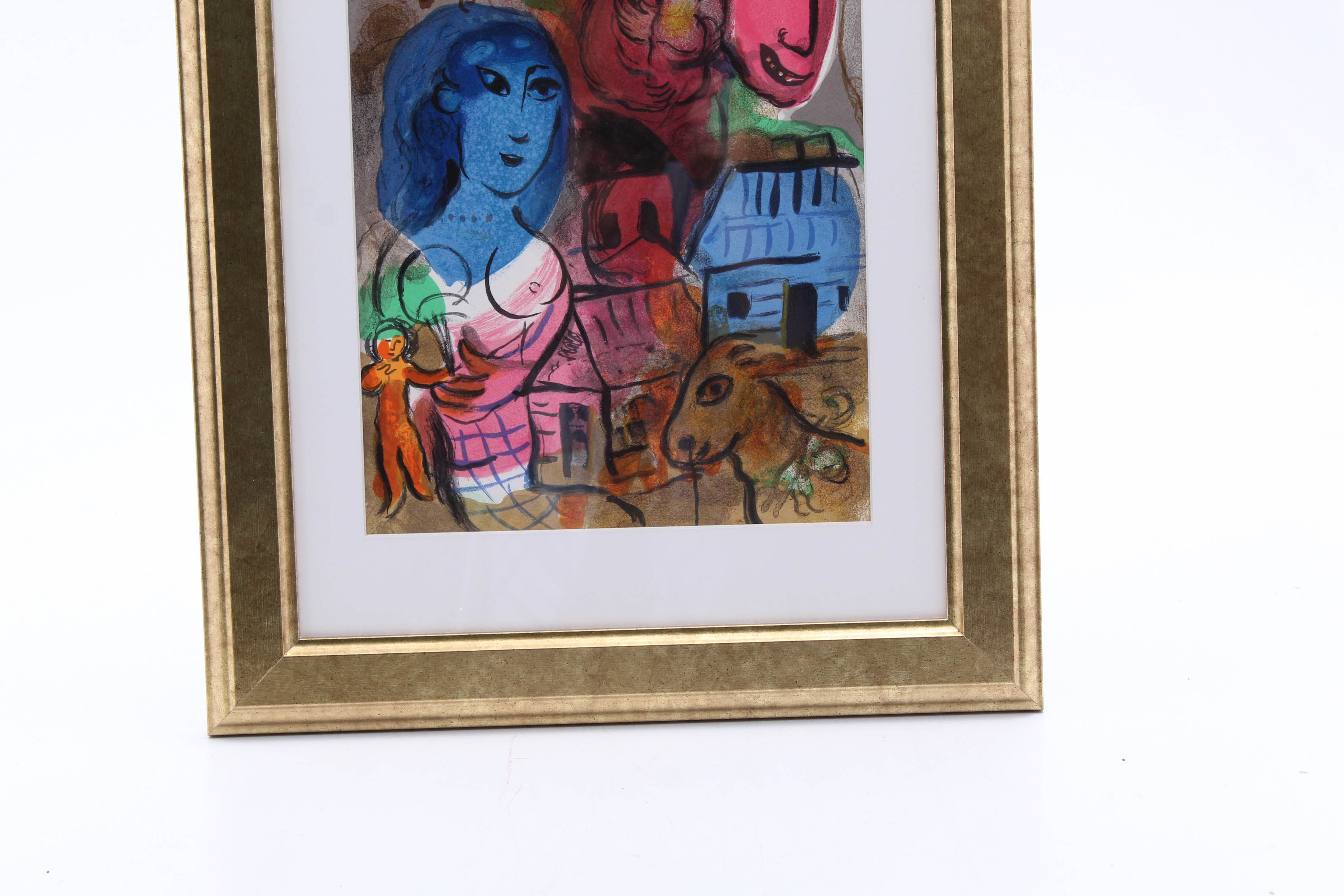 Marc Chagall 1969 "Antilopa Passengers" Lithograph for "XXe Siecle"