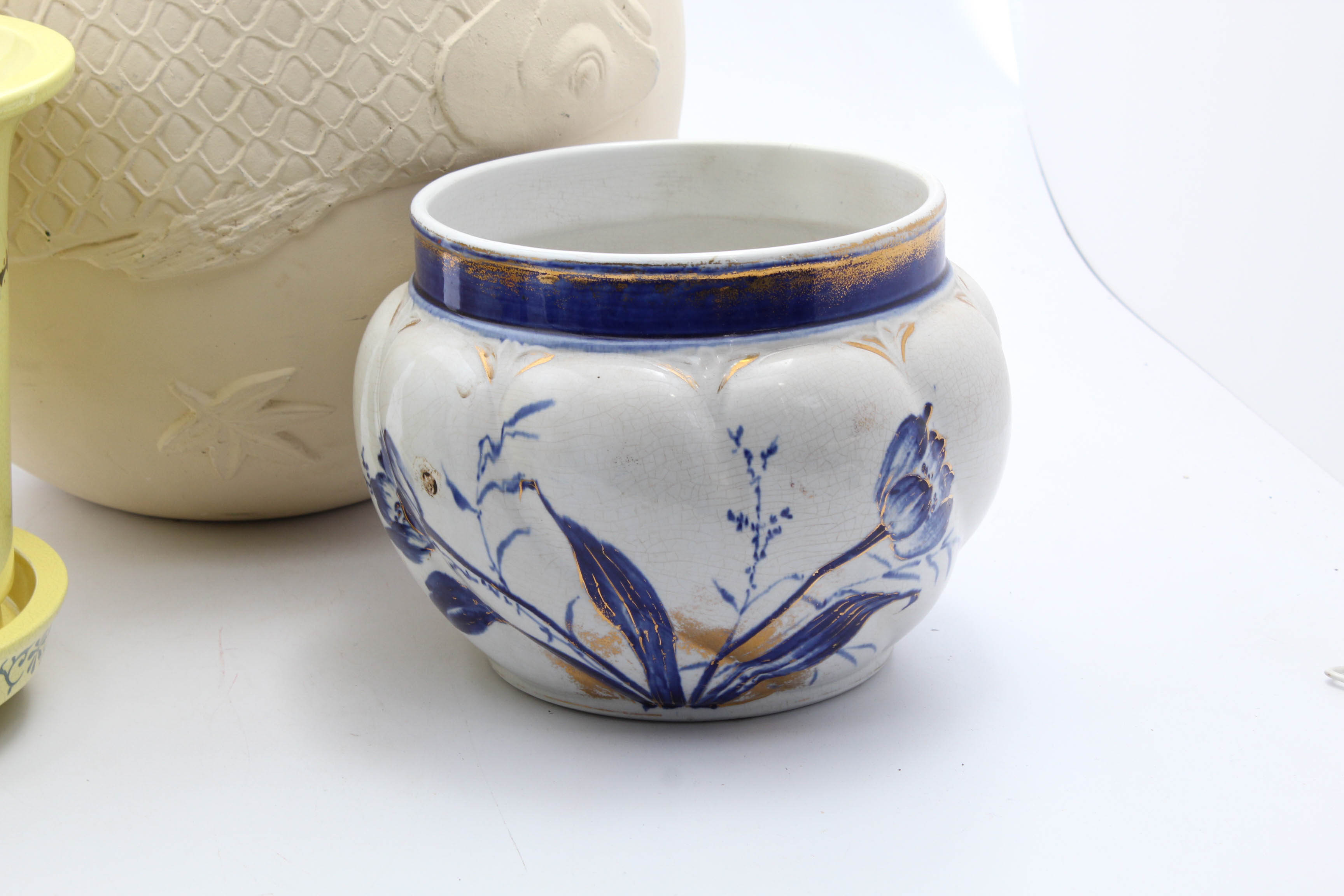 Asian Inspired Jardinieres and Vase