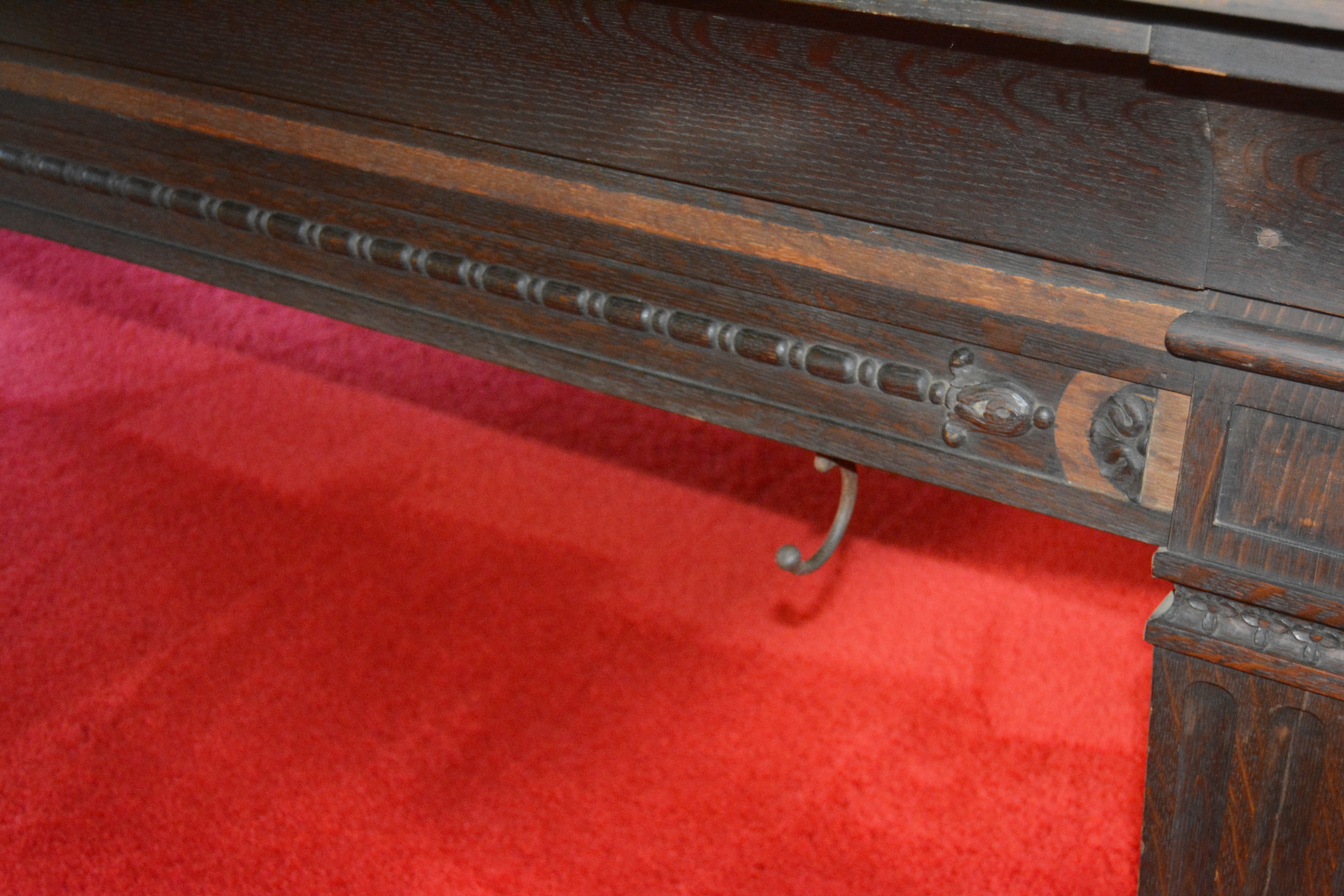 Vintage Brunswick Billiards Table with Accessories