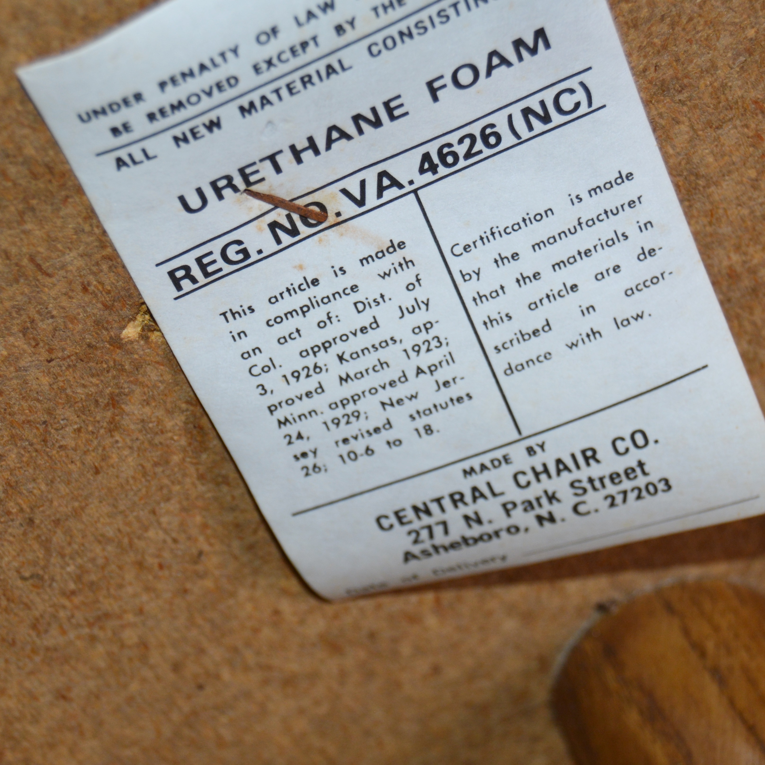 Four Oak Bar Stools by Central Chair Co., Mid-20th Century