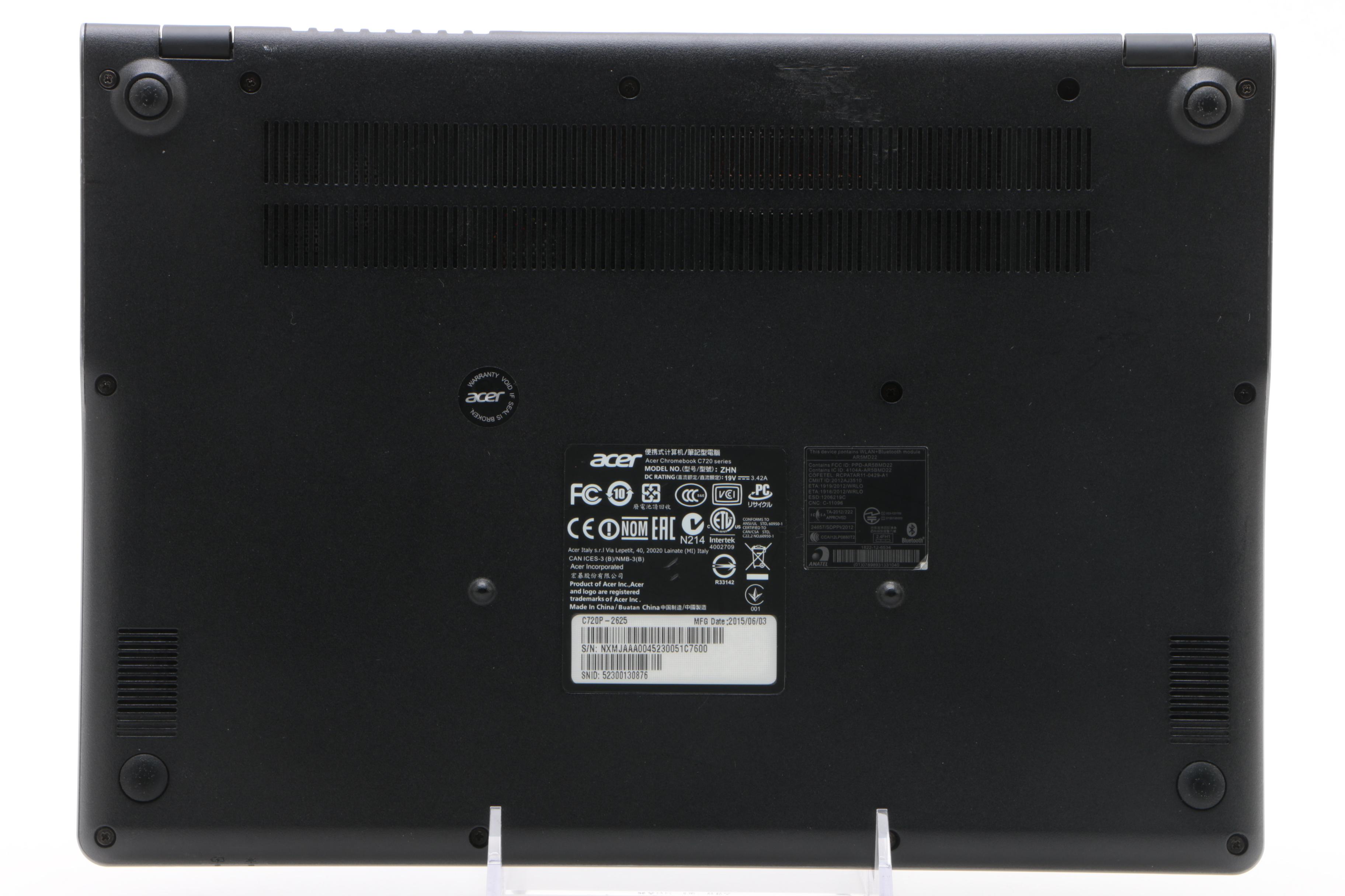 Acer Chromebook Laptop Computer with Touchscreen Display