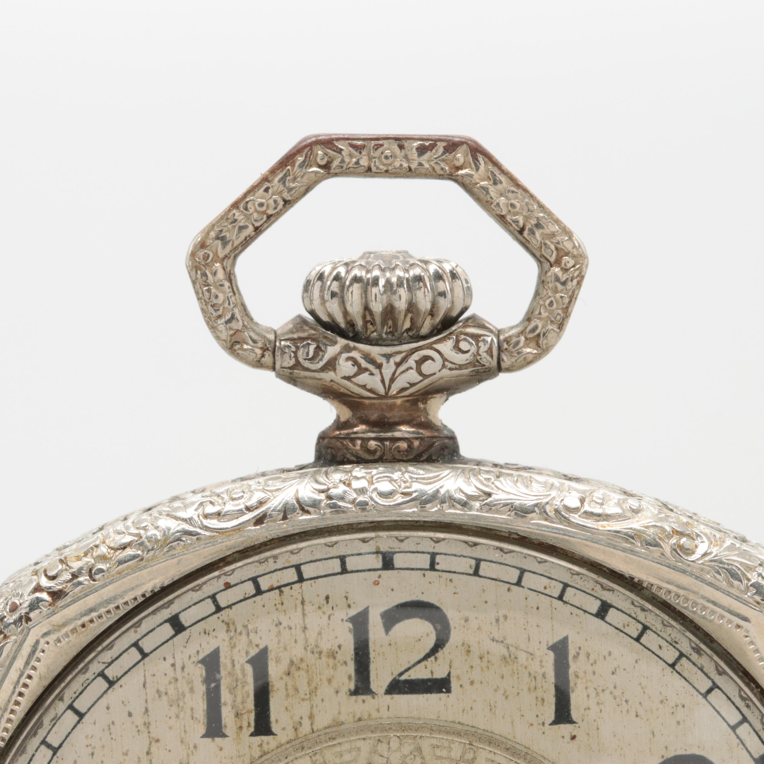 Circa 1926 Waltham 10K Rolled Gold Plate Pocket Watch