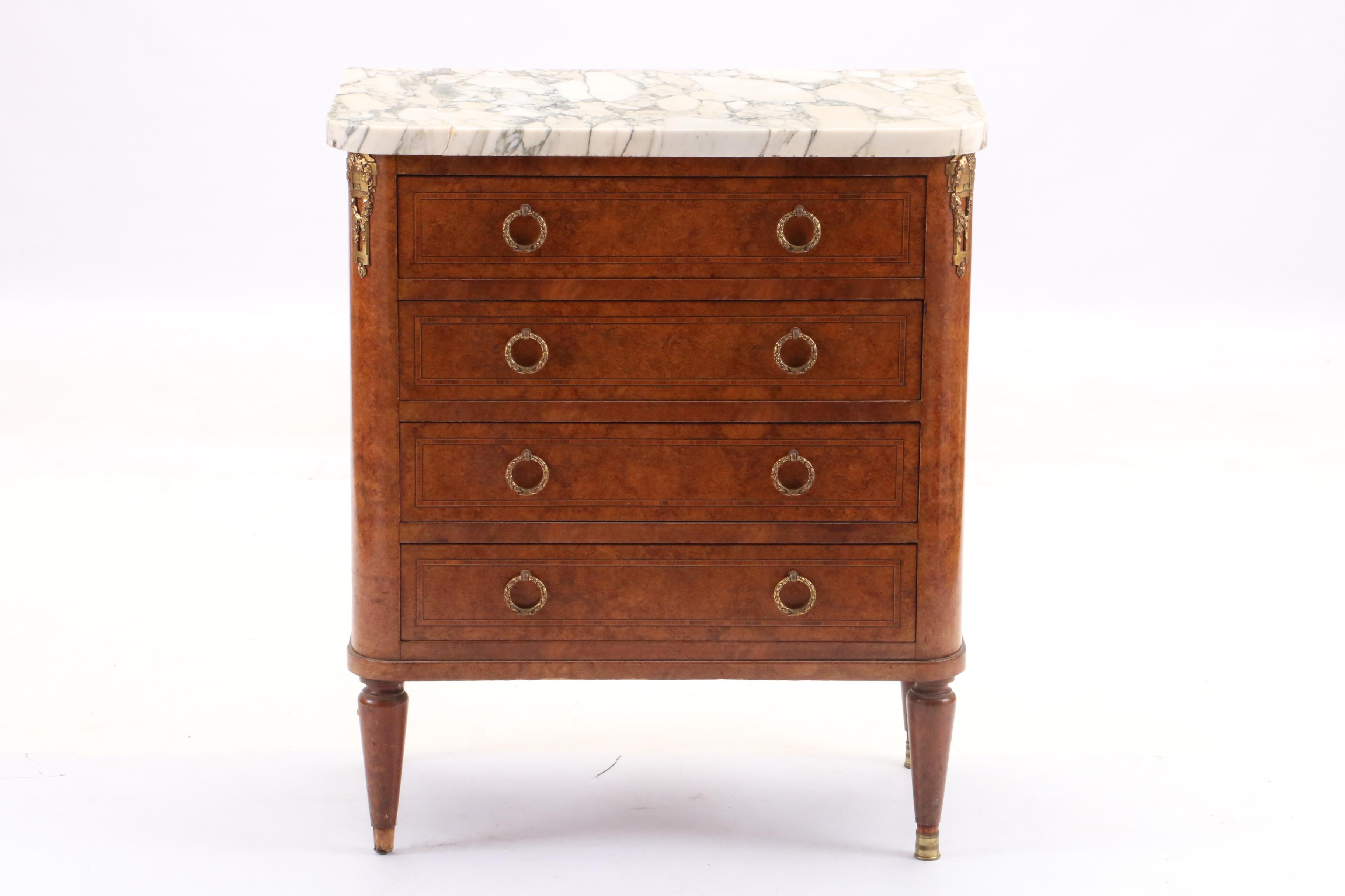 Marble Top Chest of Drawers