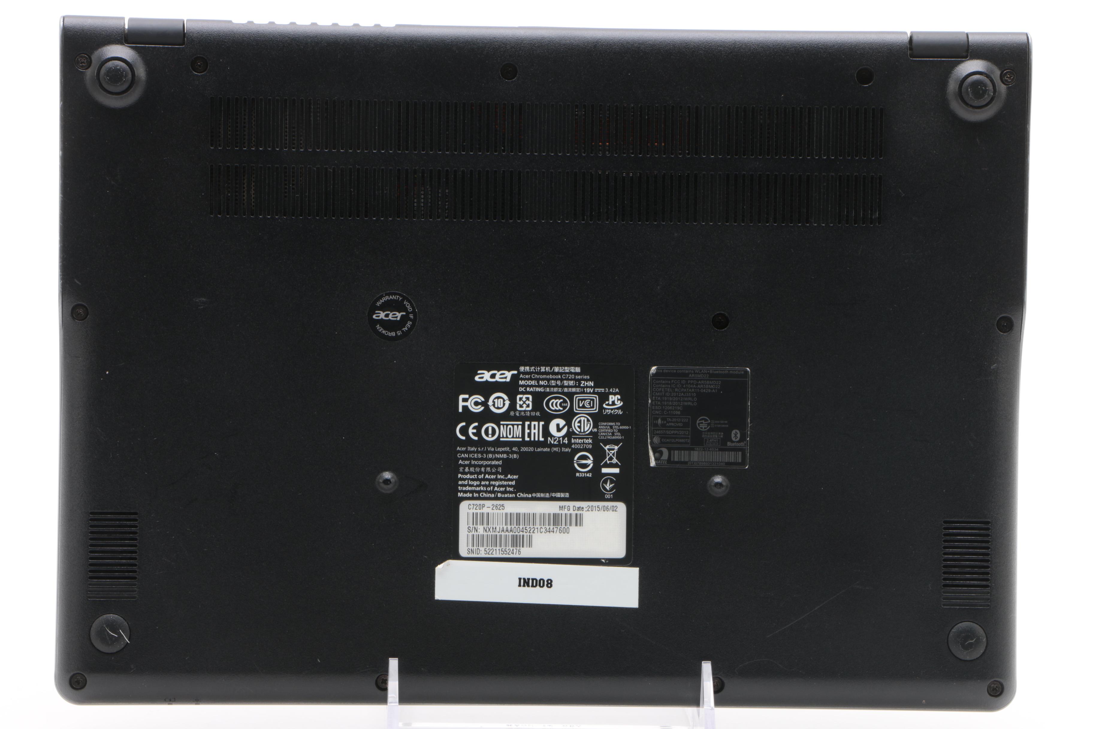 Acer Chromebook Laptop Computer with Touchscreen Display