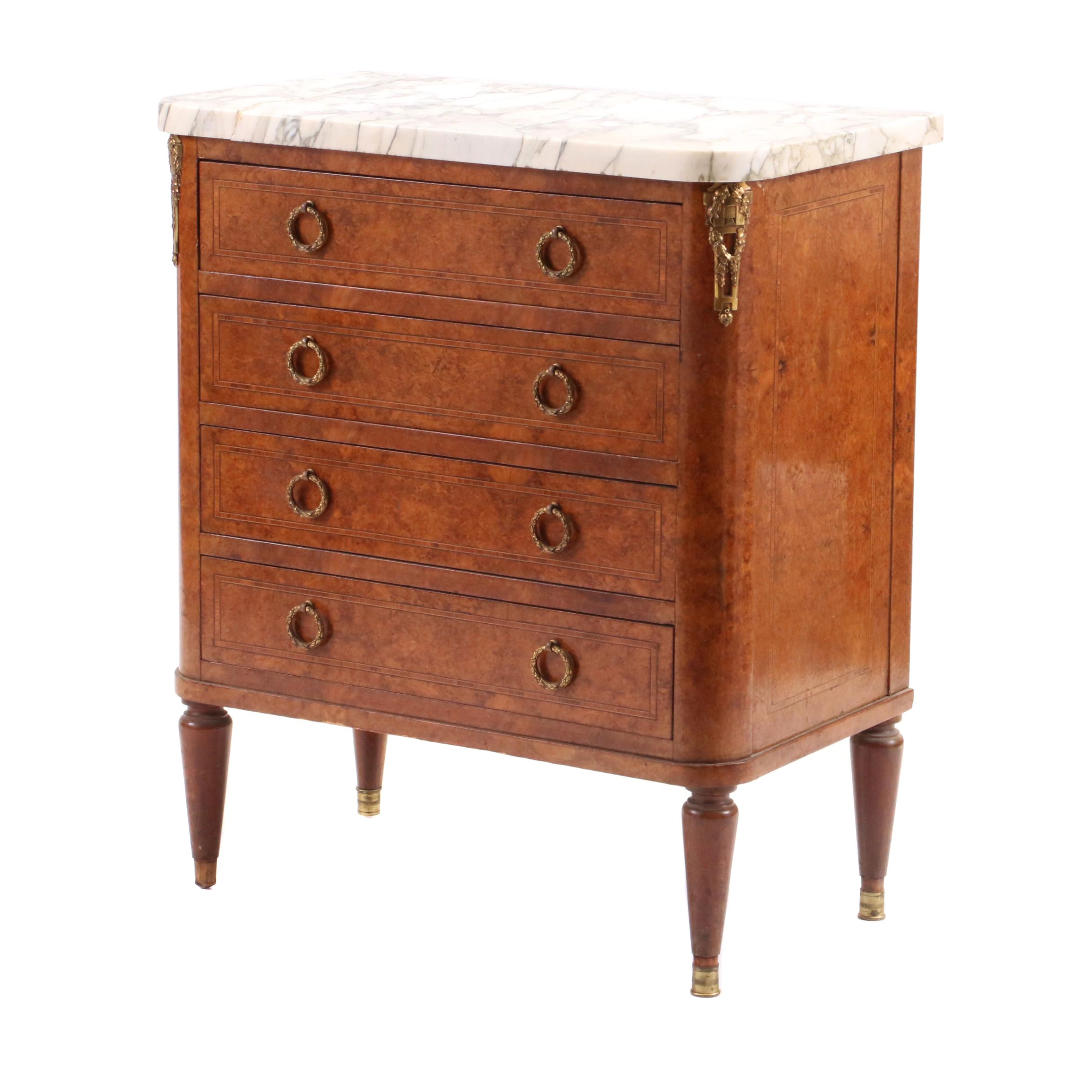 Marble Top Chest of Drawers