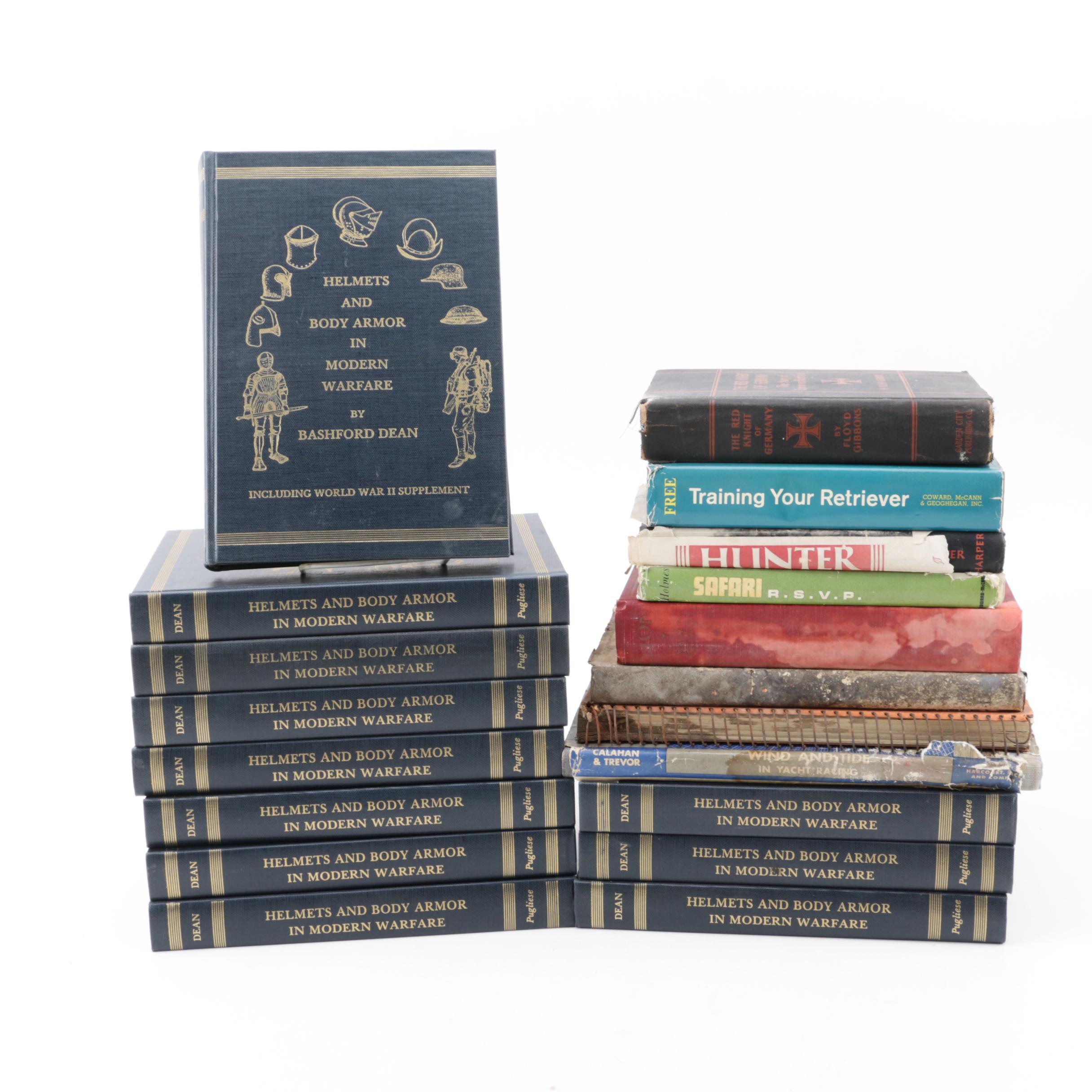 Signed "Helmets and Body Armor in Modern Warfare" by Bashford Dean and More