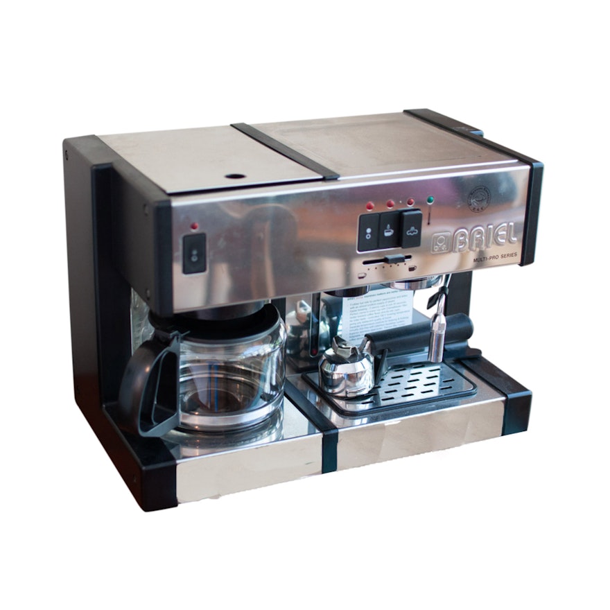 Briel Pump-Driven Espresso/Cappuccino and Drip Coffee Maker