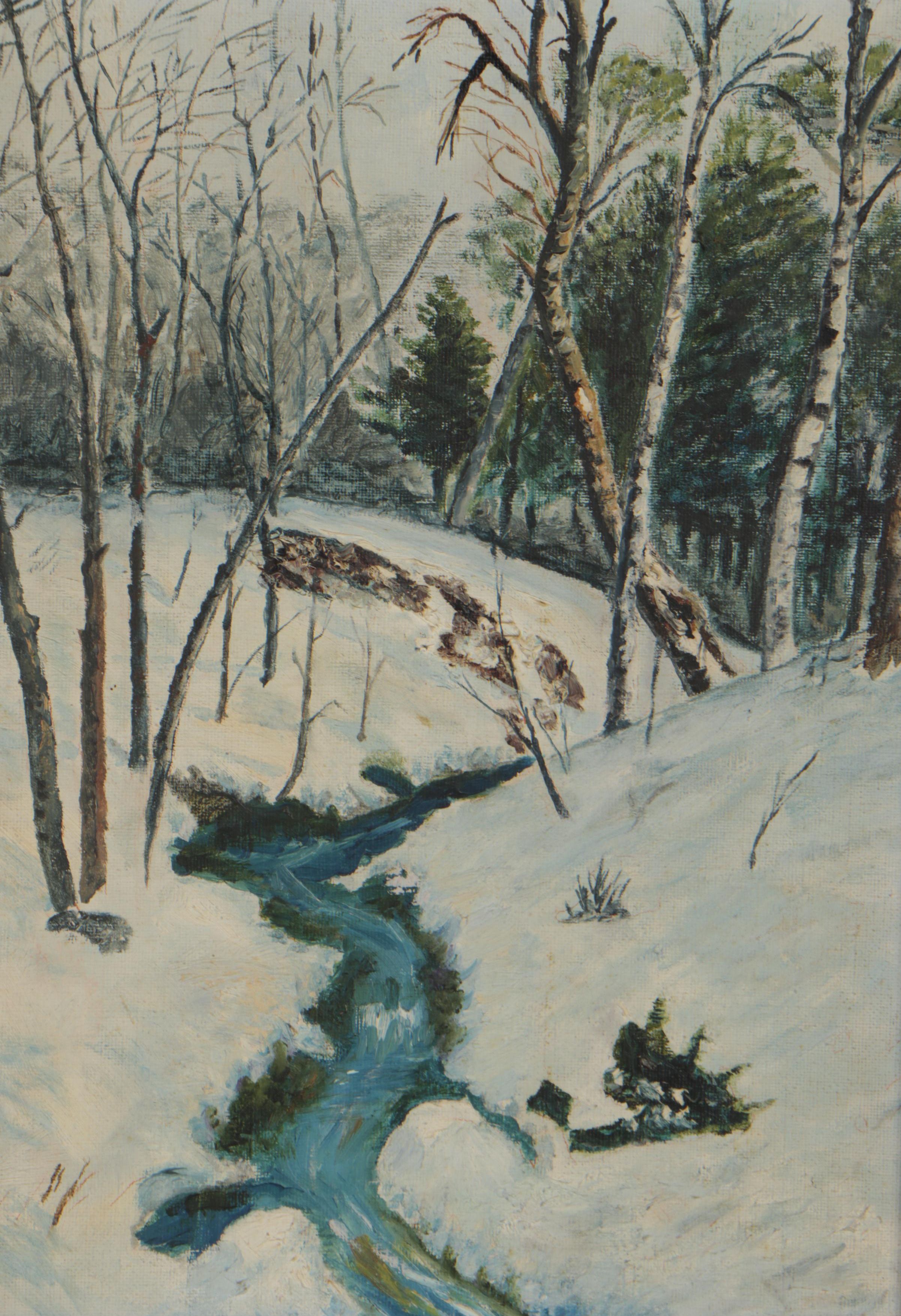 Late 20th Century Oil Painting Attributed to Rob Perry