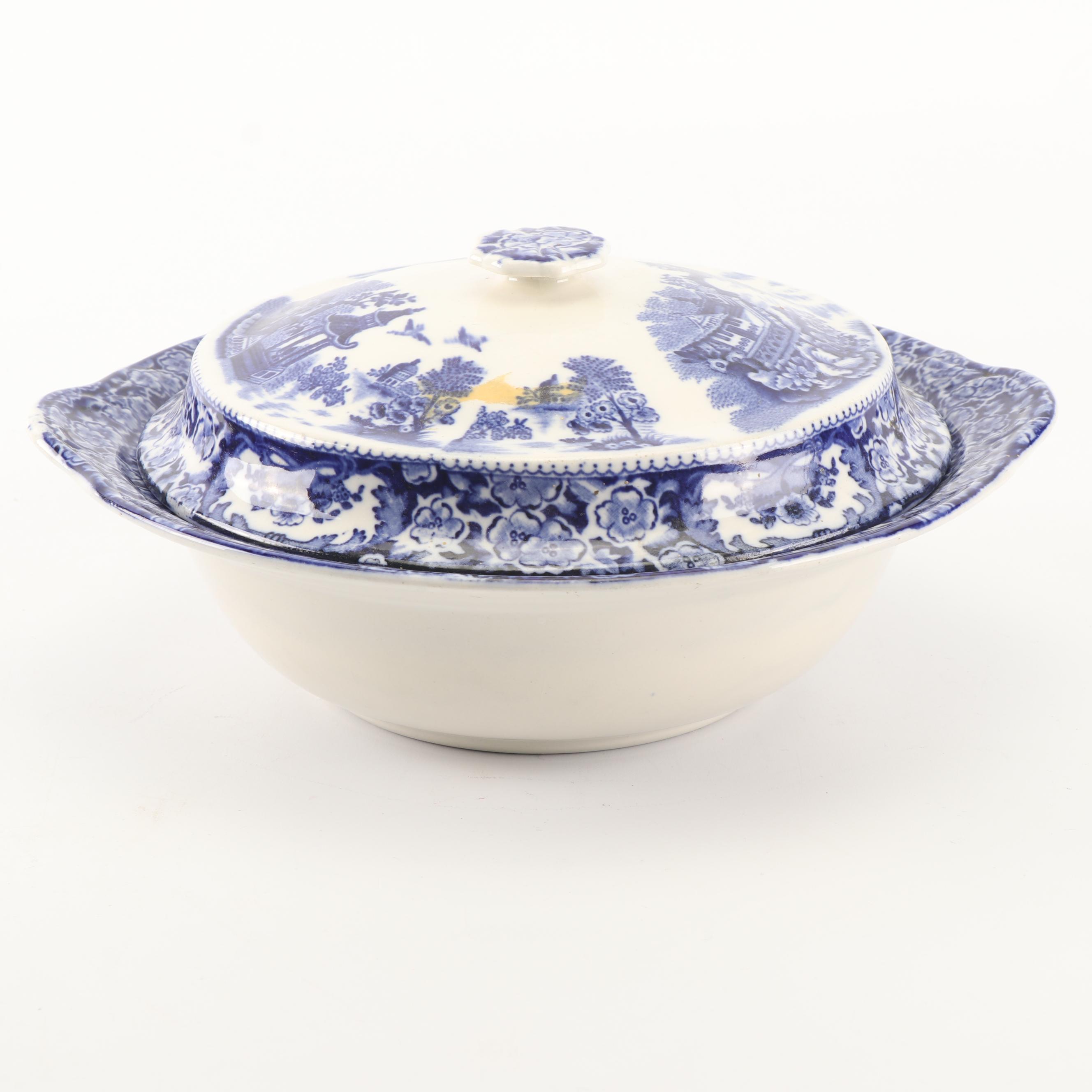 English Olde Alton Ware "Blue Willow" Dinnerware