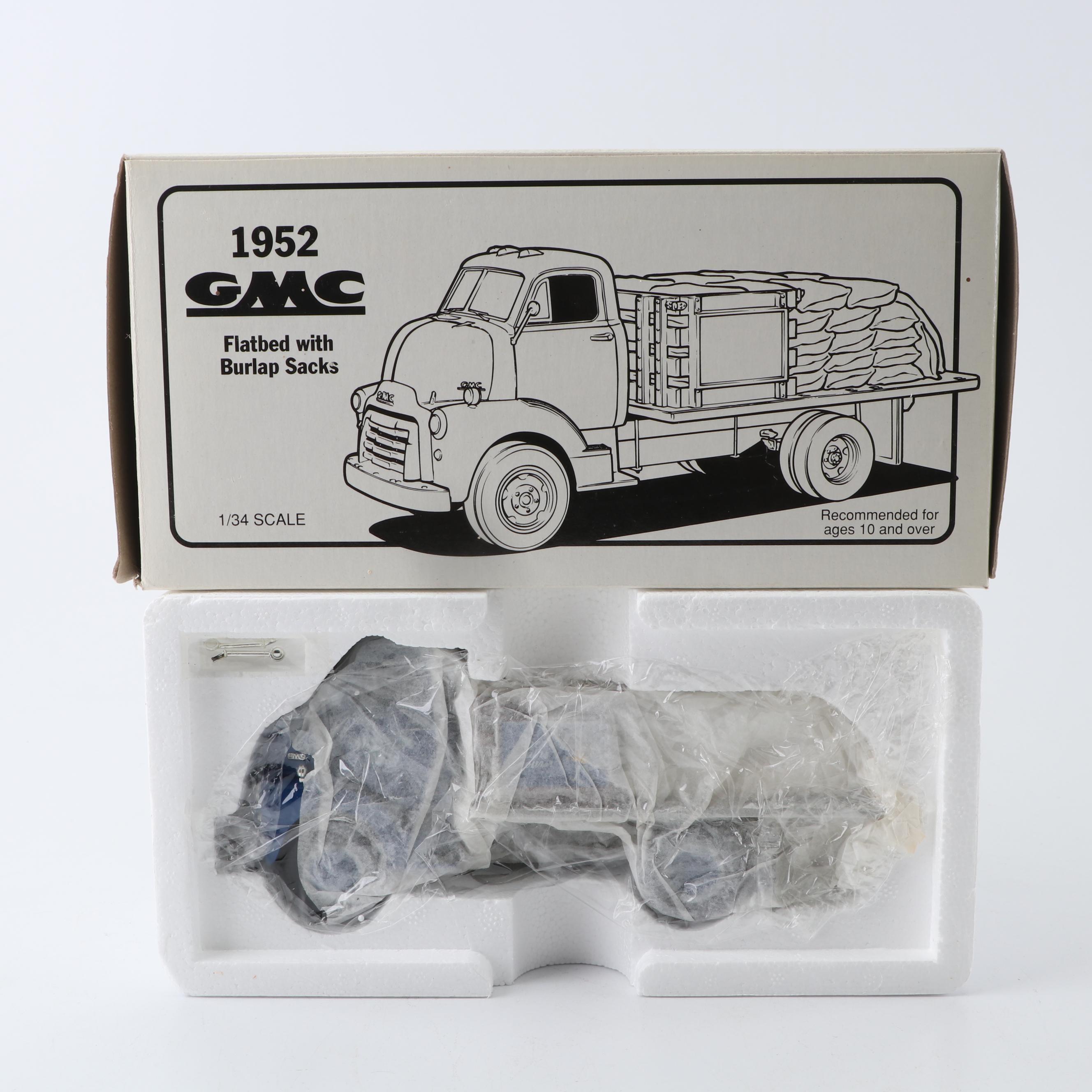 First Gear Die-Cast Metal Replica Ford and GMC Cars and Trucks, C. 1990s