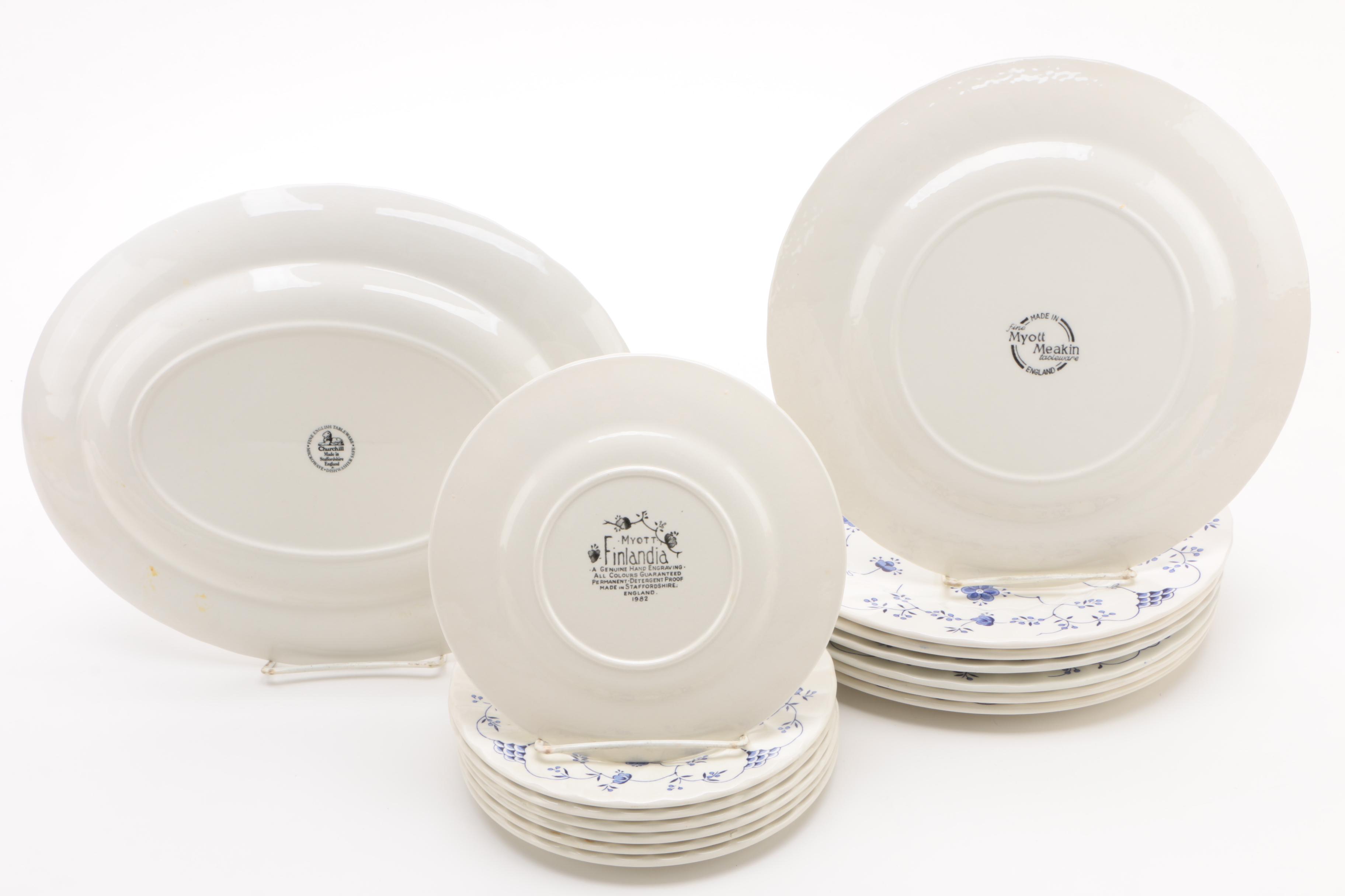 Myott Staffordshire "Finlandia" Dinnerware