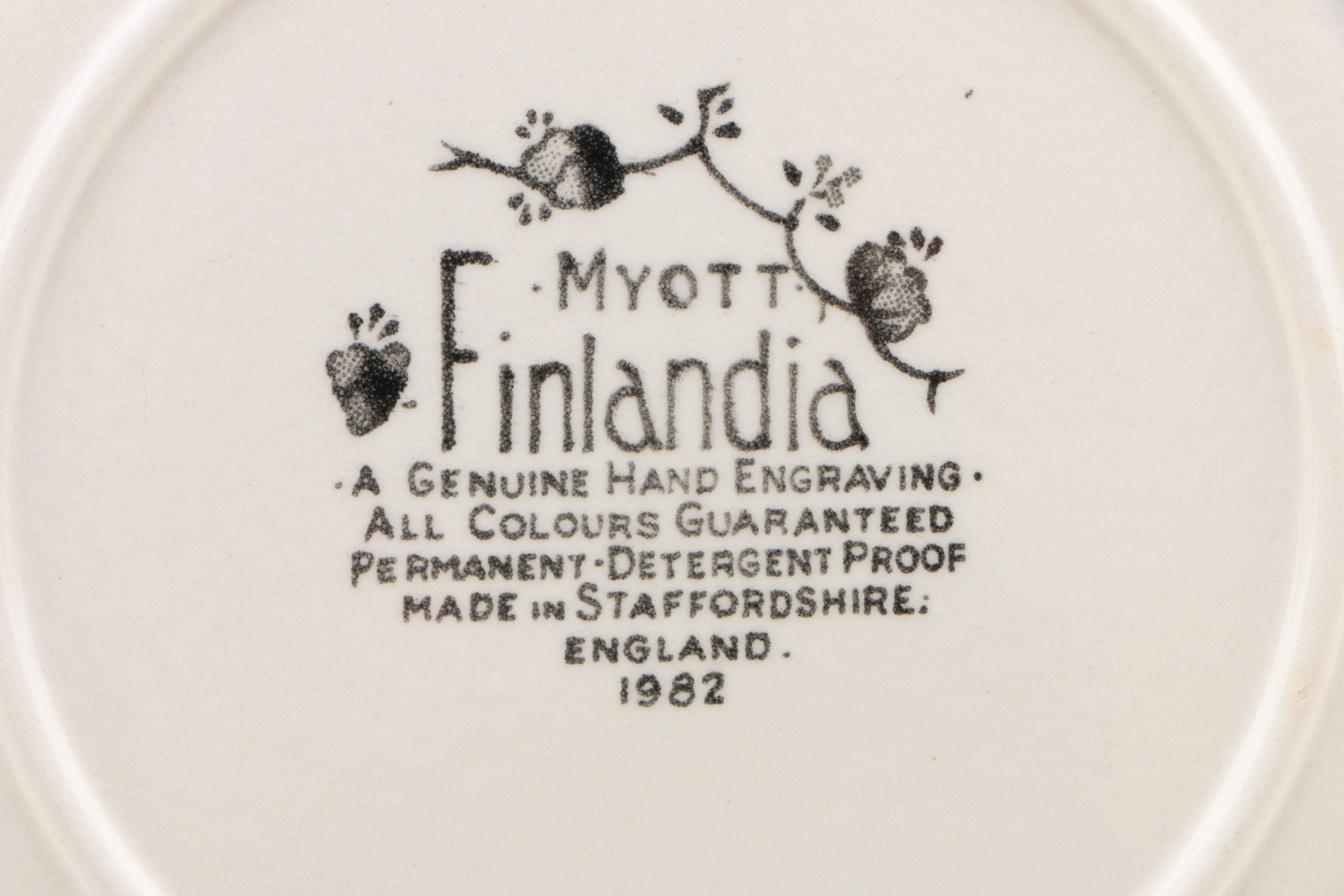 Myott Staffordshire "Finlandia" Dinnerware