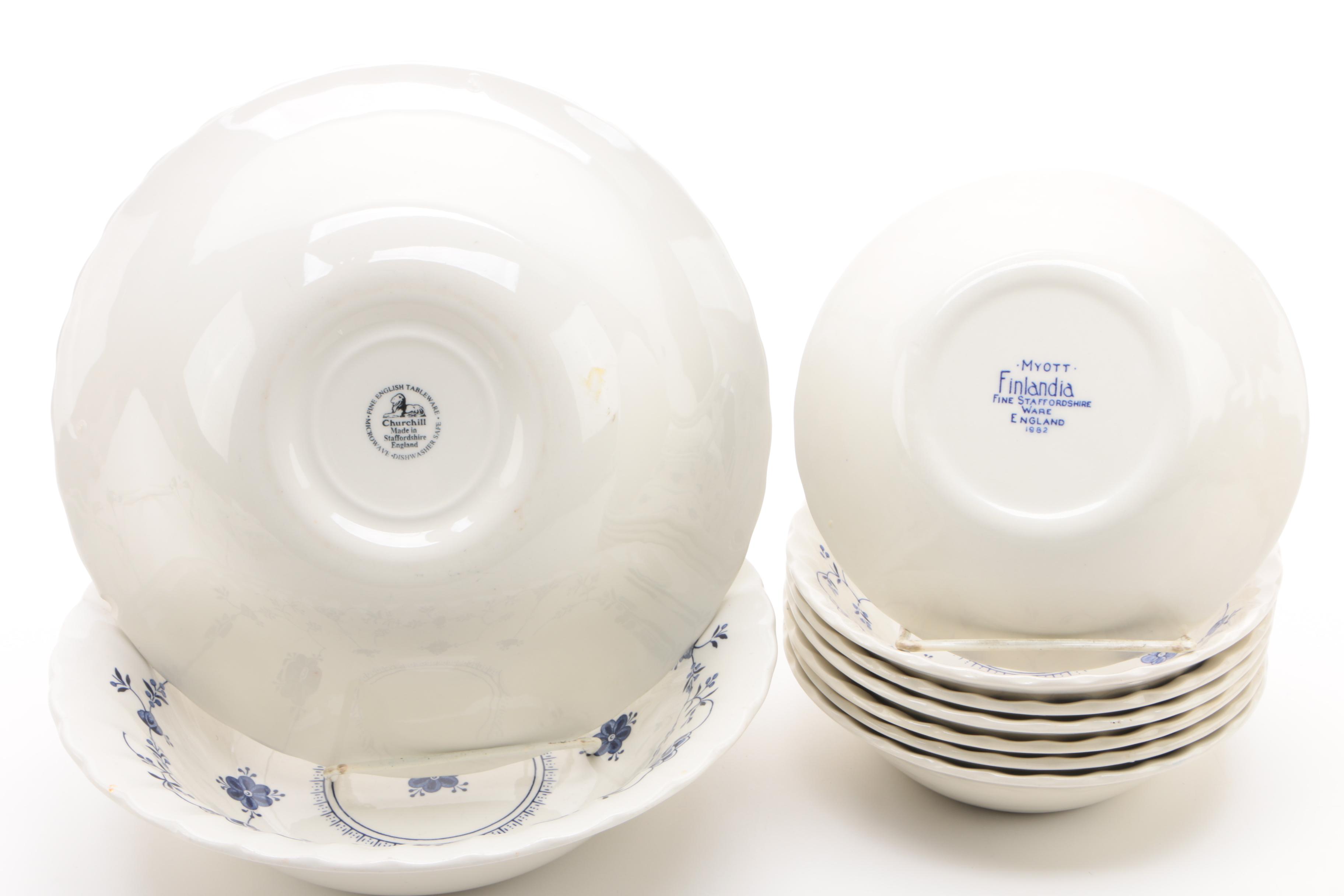 Myott Staffordshire "Finlandia" Dinnerware