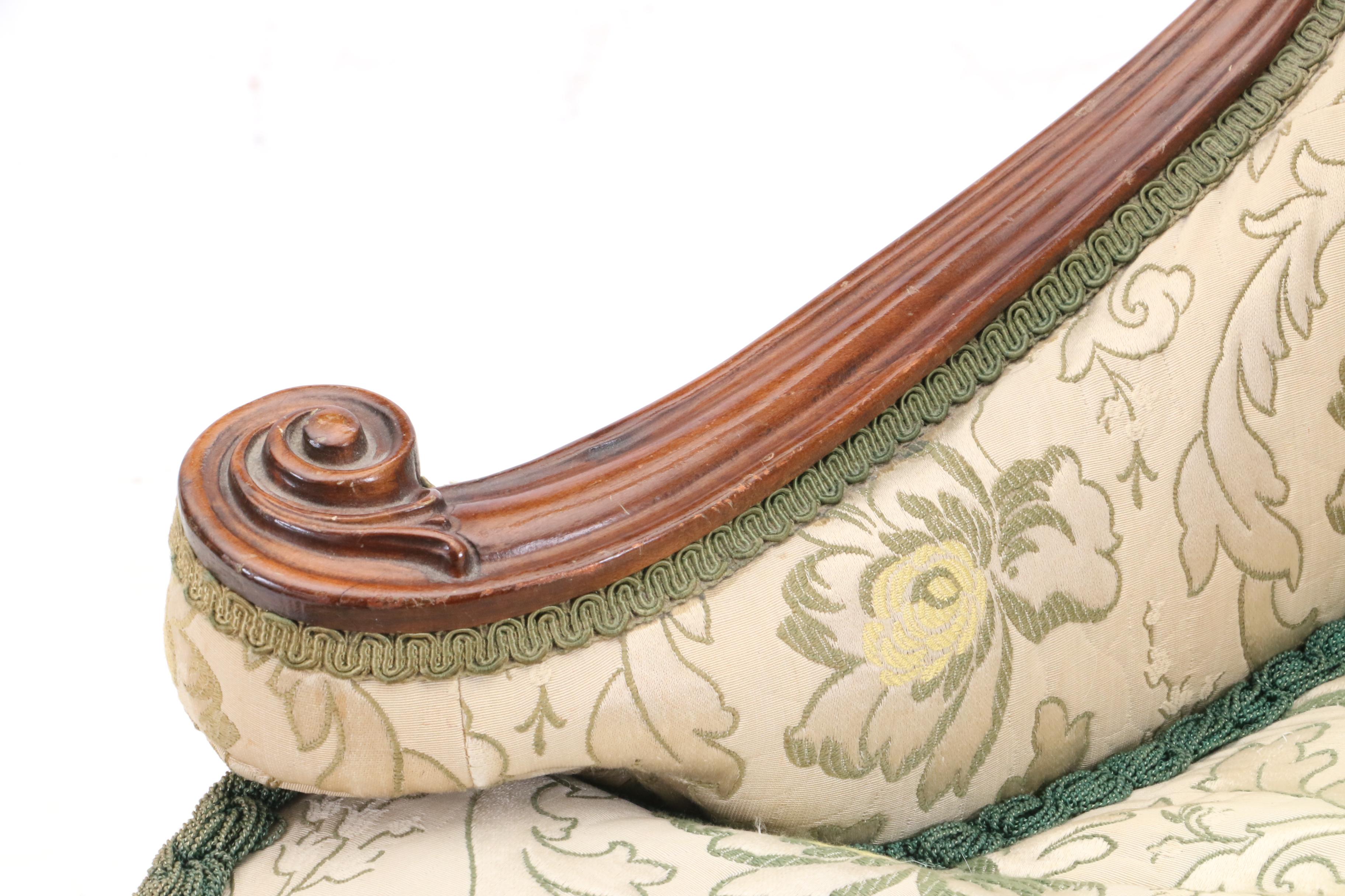 Upholstered Wing Back Arm Chair by Golden's Furniture