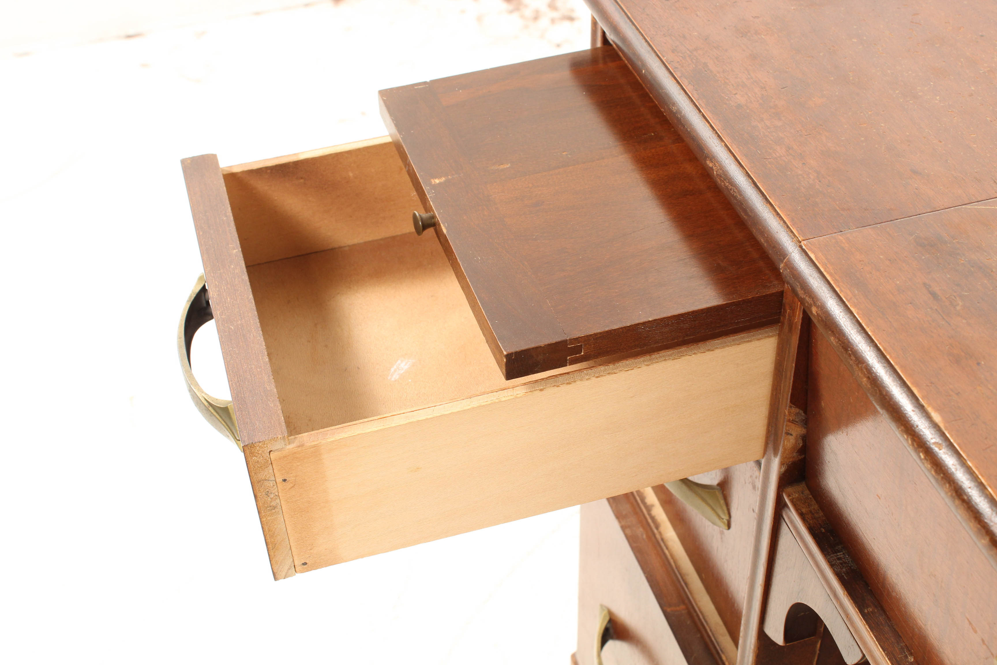 Walnut Veneer Typewriter Desk