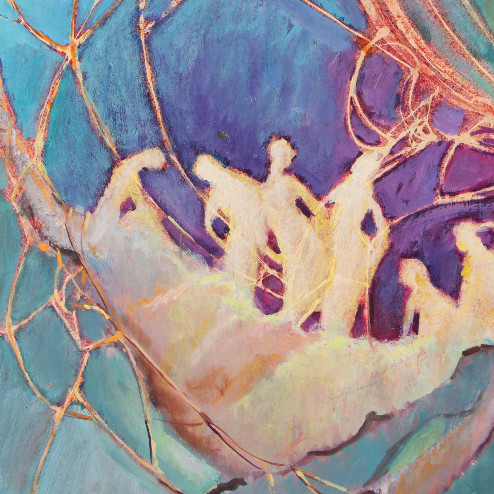 Elsie Wilde Vintage Oil Painting