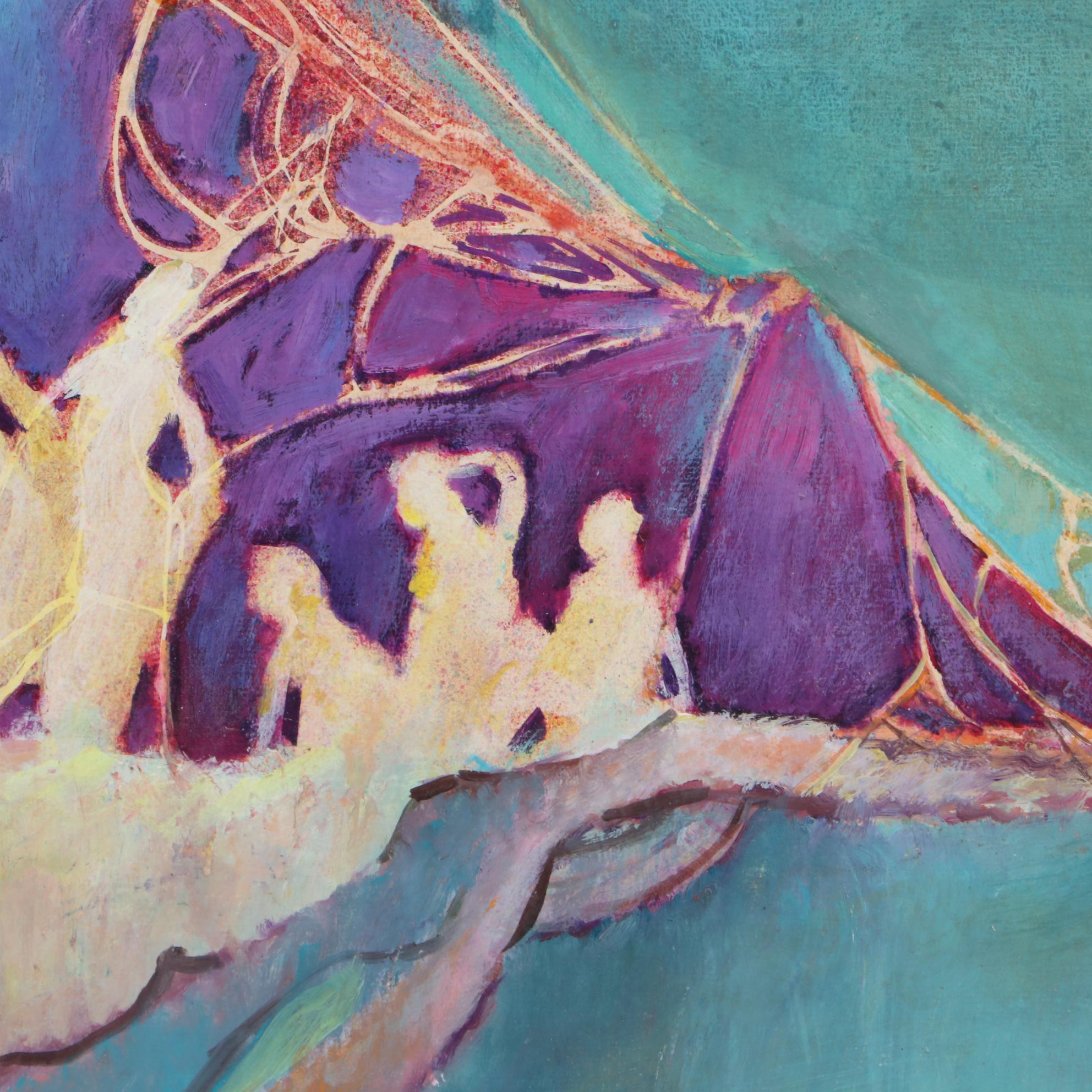 Elsie Wilde Vintage Oil Painting