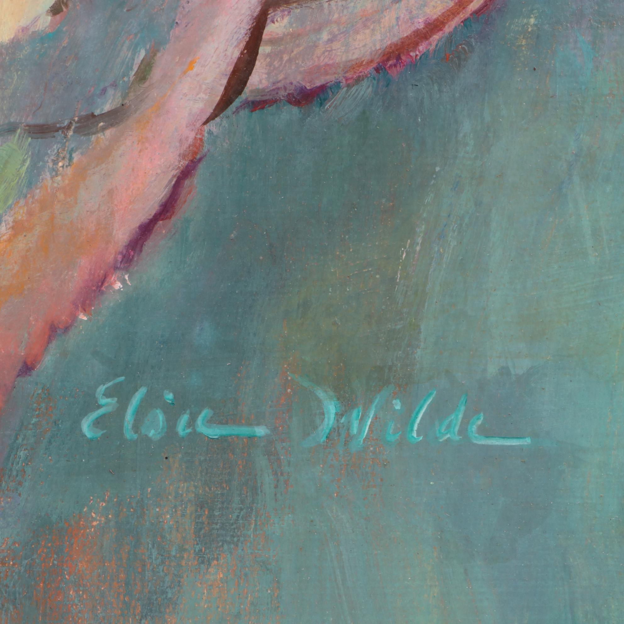 Elsie Wilde Vintage Oil Painting