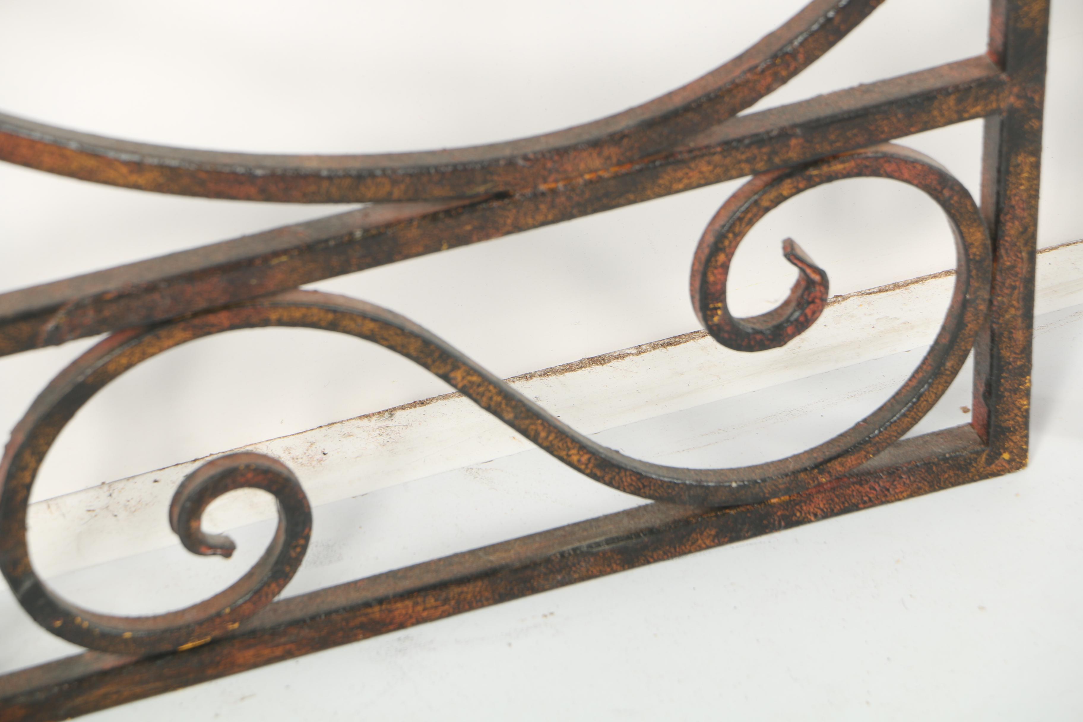 Decorative Scrolled Metalwork Gate Wall Hangings