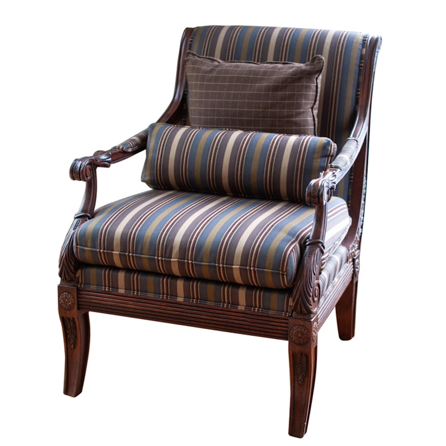 Upholstered Roma Arm Chair by Ethan Allen