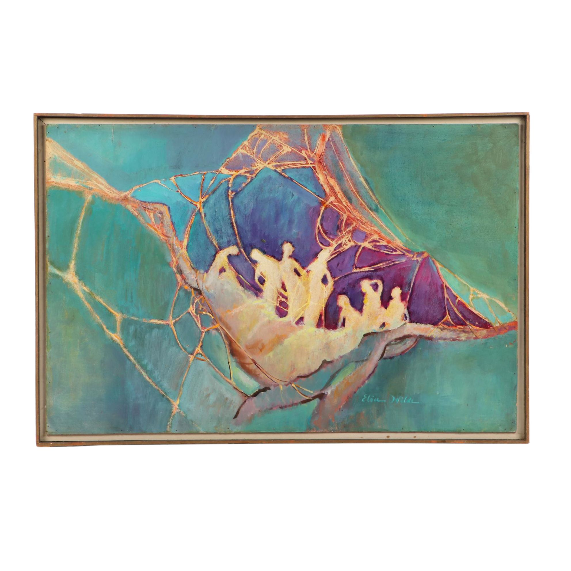 Elsie Wilde Vintage Oil Painting