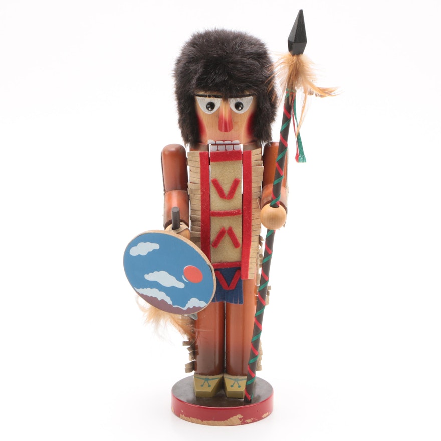 Steinbach Limited Edition Native American "Chief Sitting Bull" Wooden Nutcracker