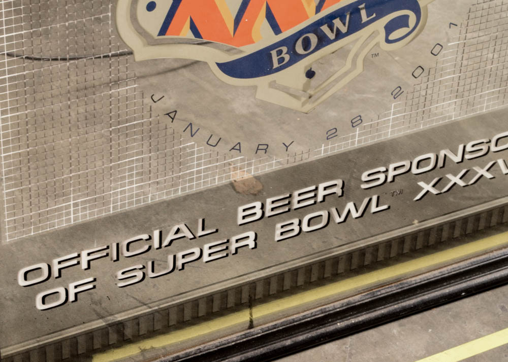 Miller Lite Super Bowl XXXV Mirror