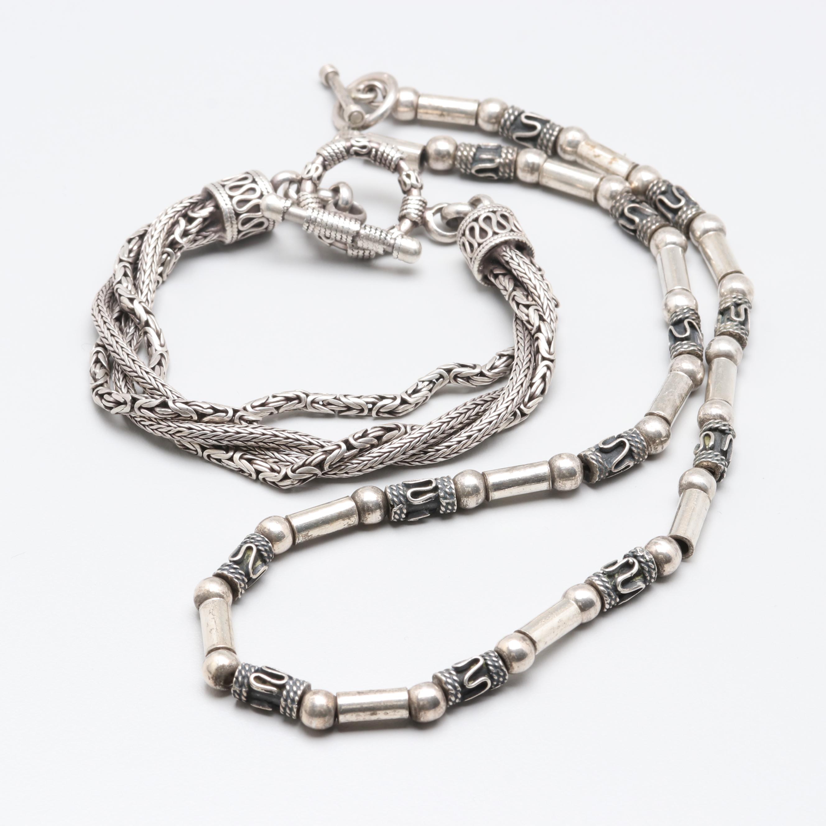 Sterling Silver Bracelet and Necklace