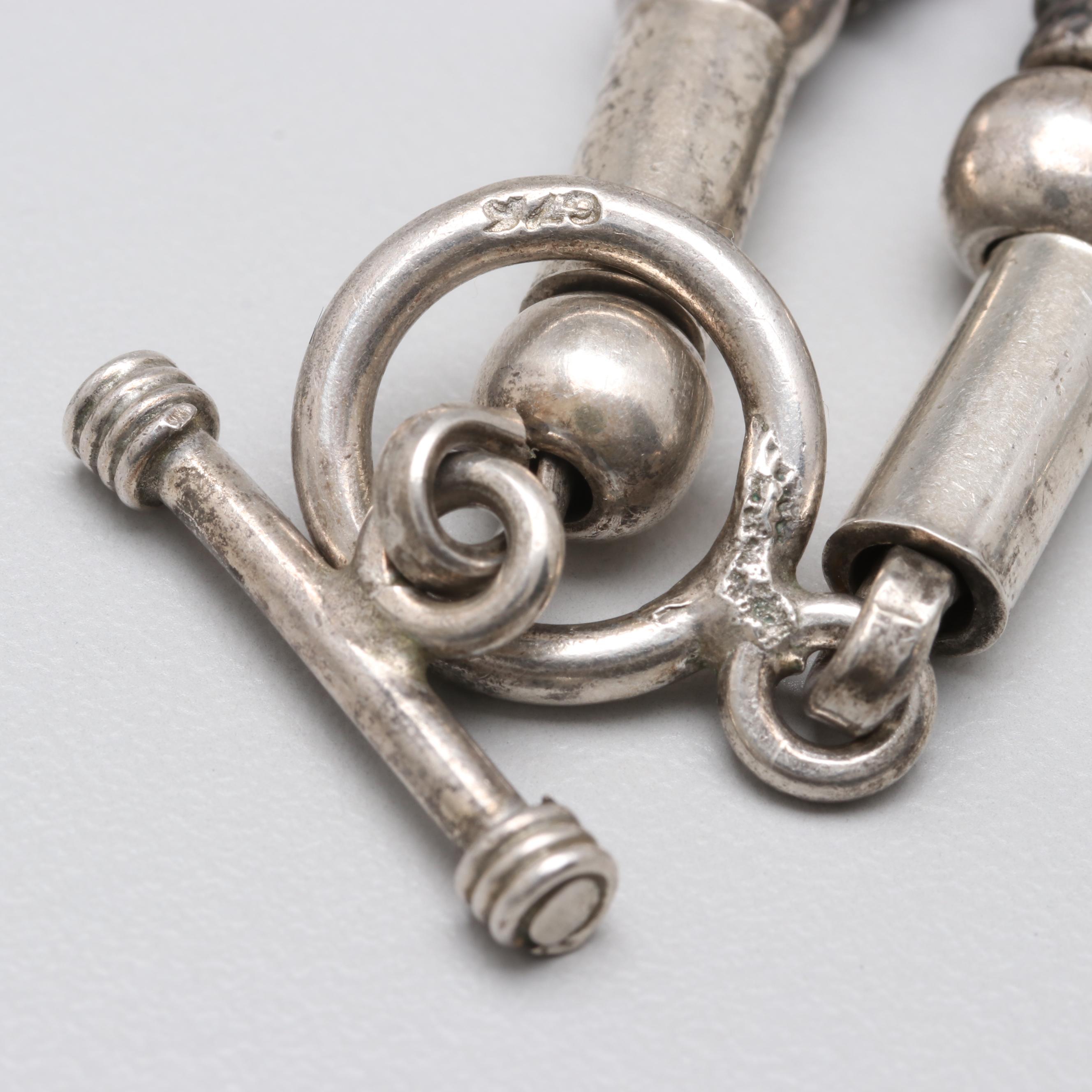 Sterling Silver Bracelet and Necklace