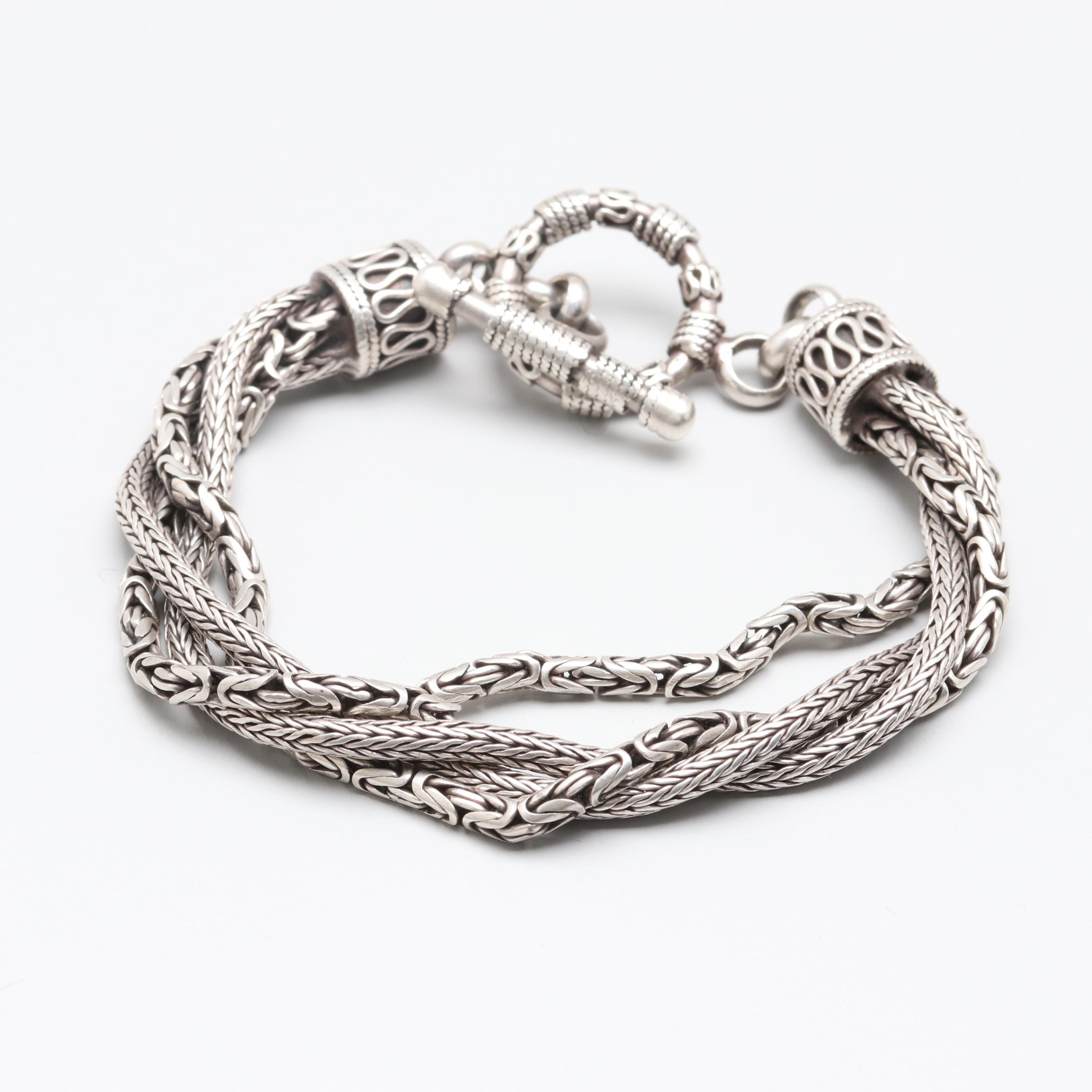 Sterling Silver Bracelet and Necklace