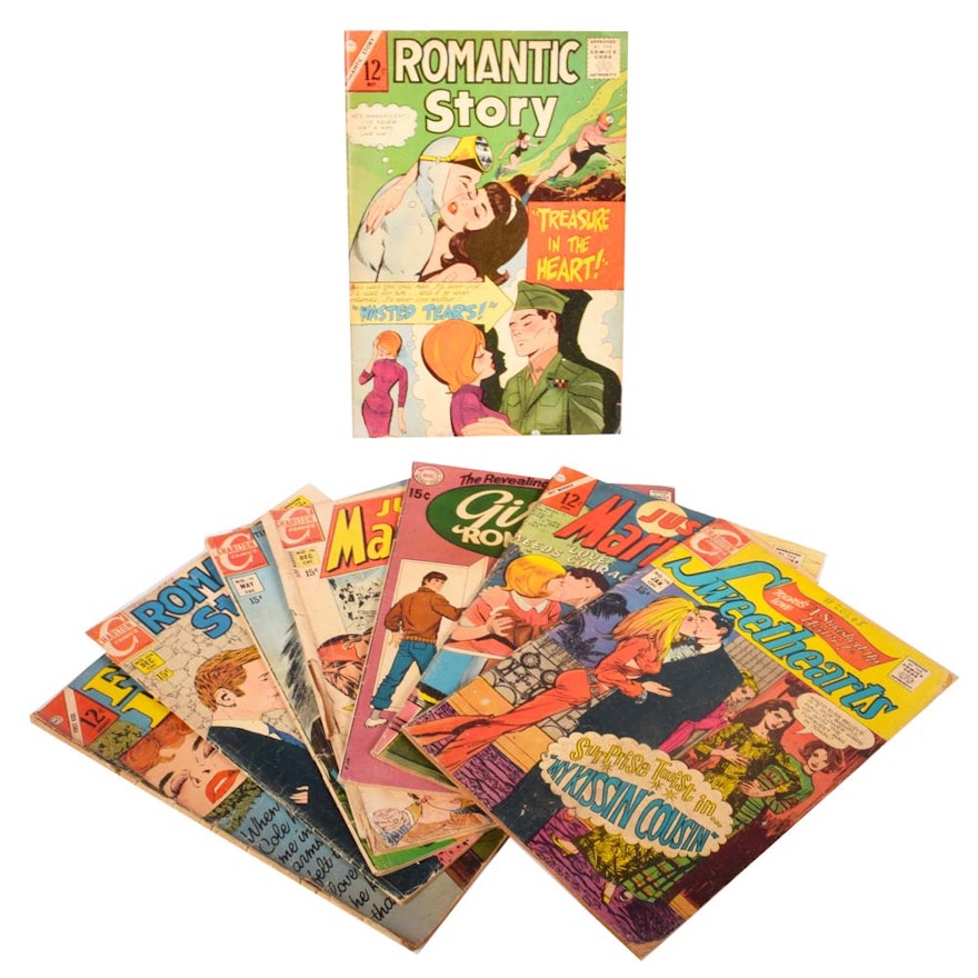 Vintage Romance Comic Books