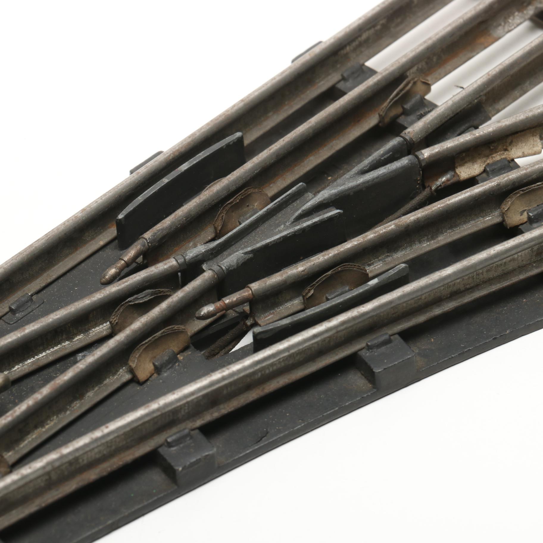 Large Assortment Lionel O Gauge Tubular Track