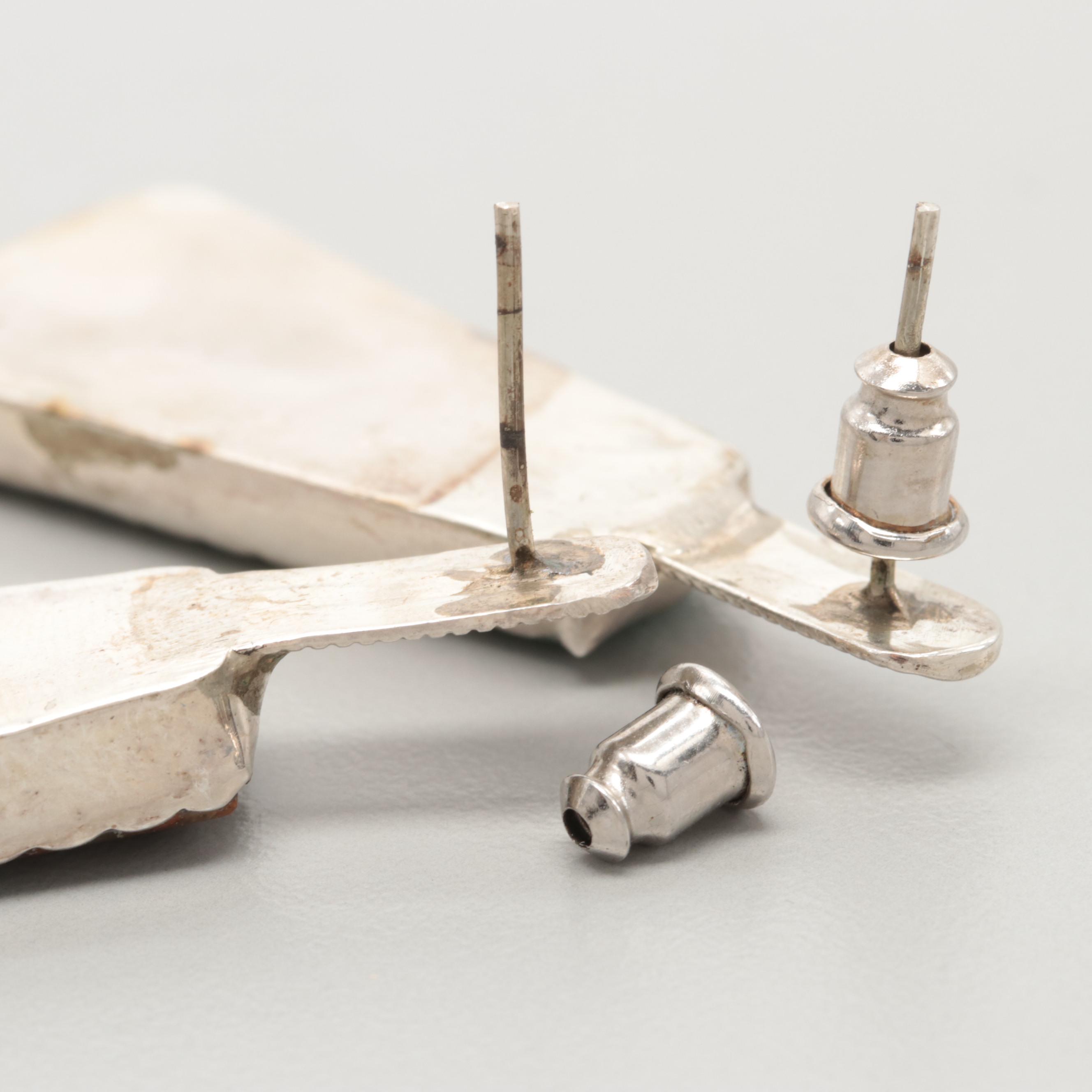 Southwest Sterling Silver Turquoise Earrings