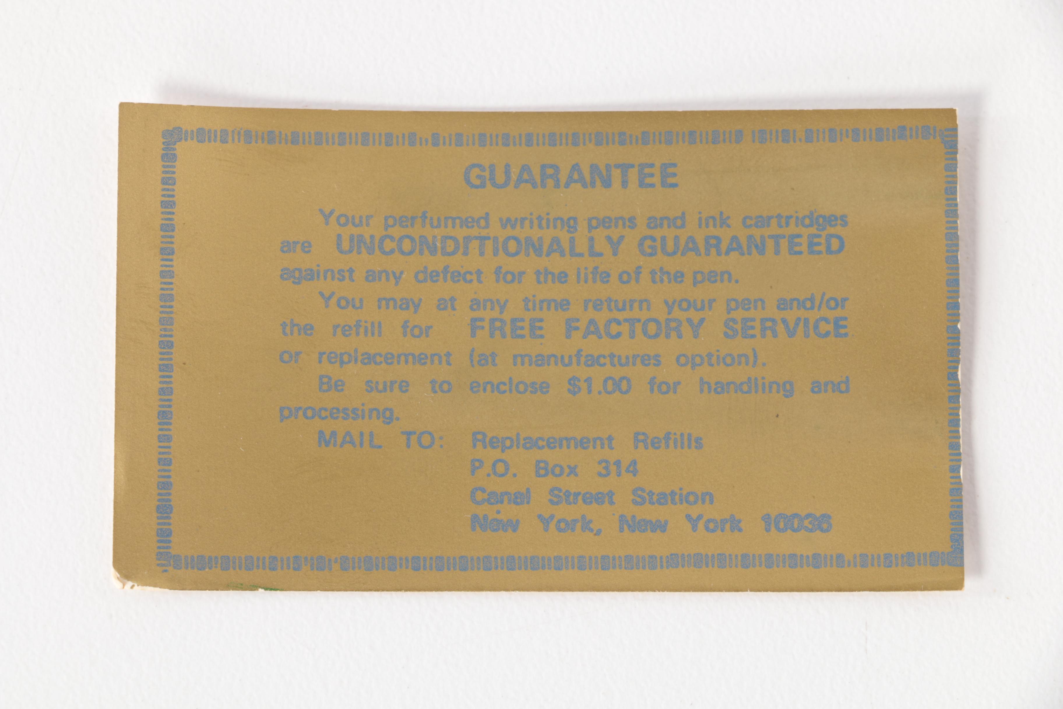 Arpege and Chanel "No. 5" Perfumed Pen Set with 14K Gold