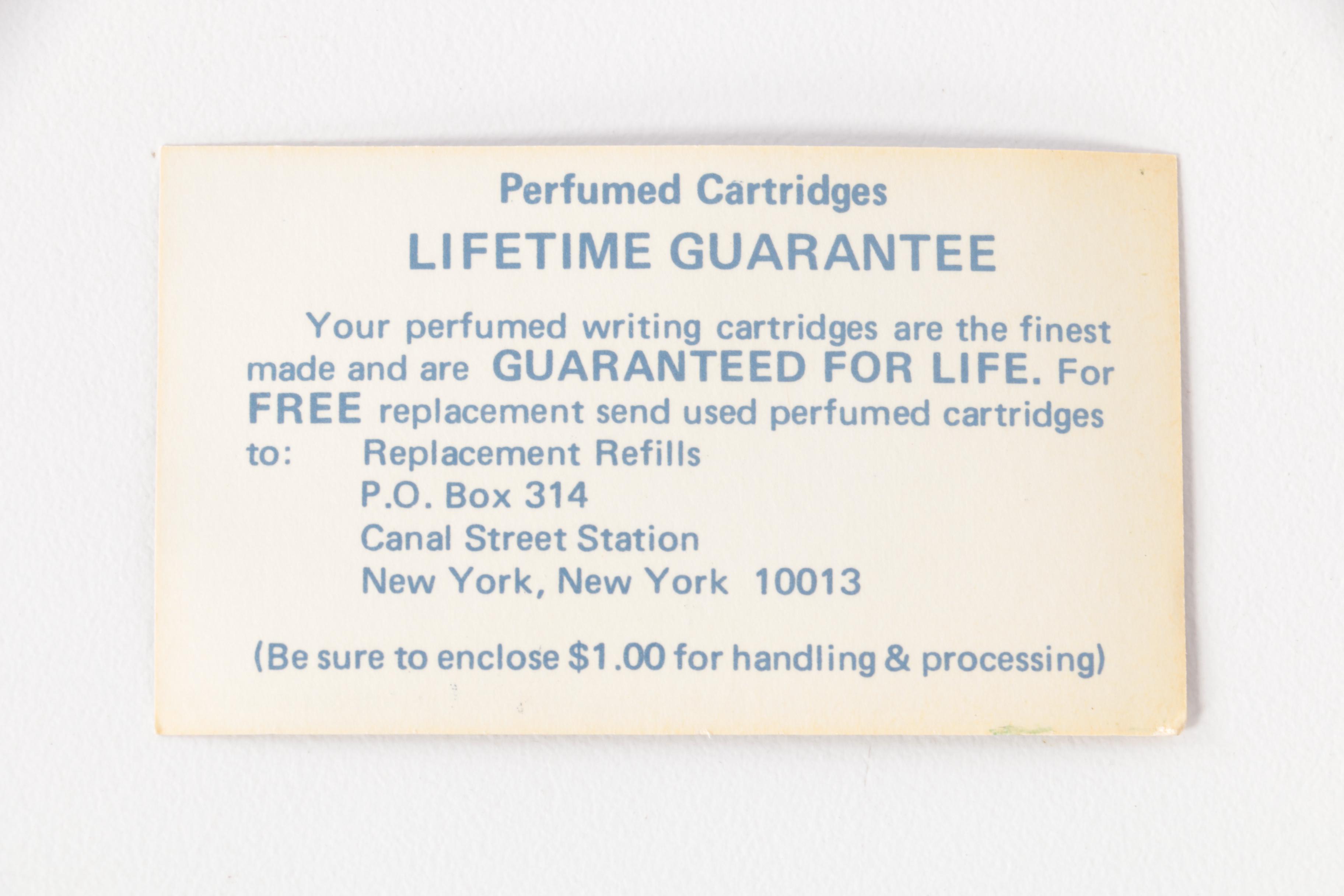 Arpege and Chanel "No. 5" Perfumed Pen Set with 14K Gold