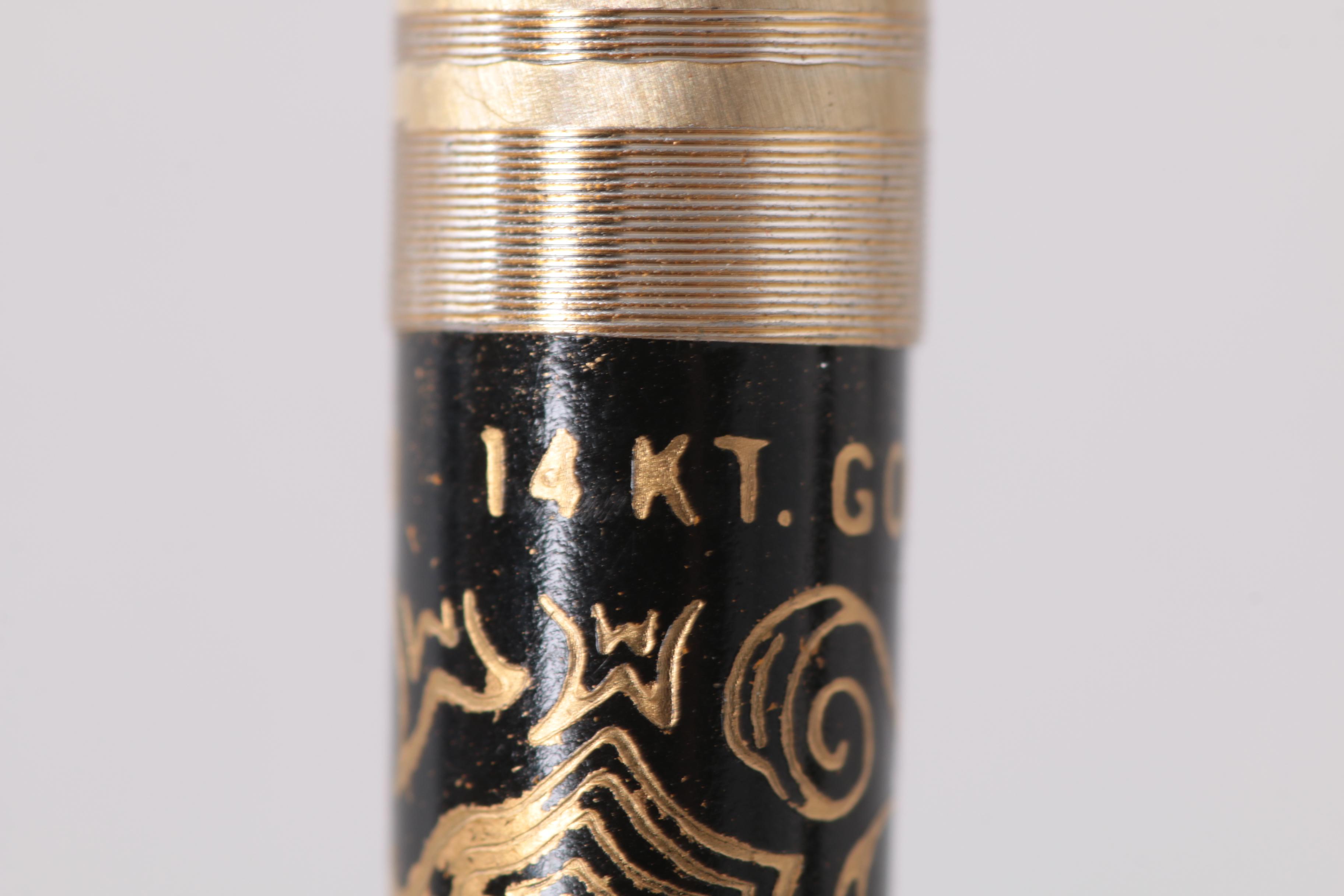 Arpege and Chanel "No. 5" Perfumed Pen Set with 14K Gold