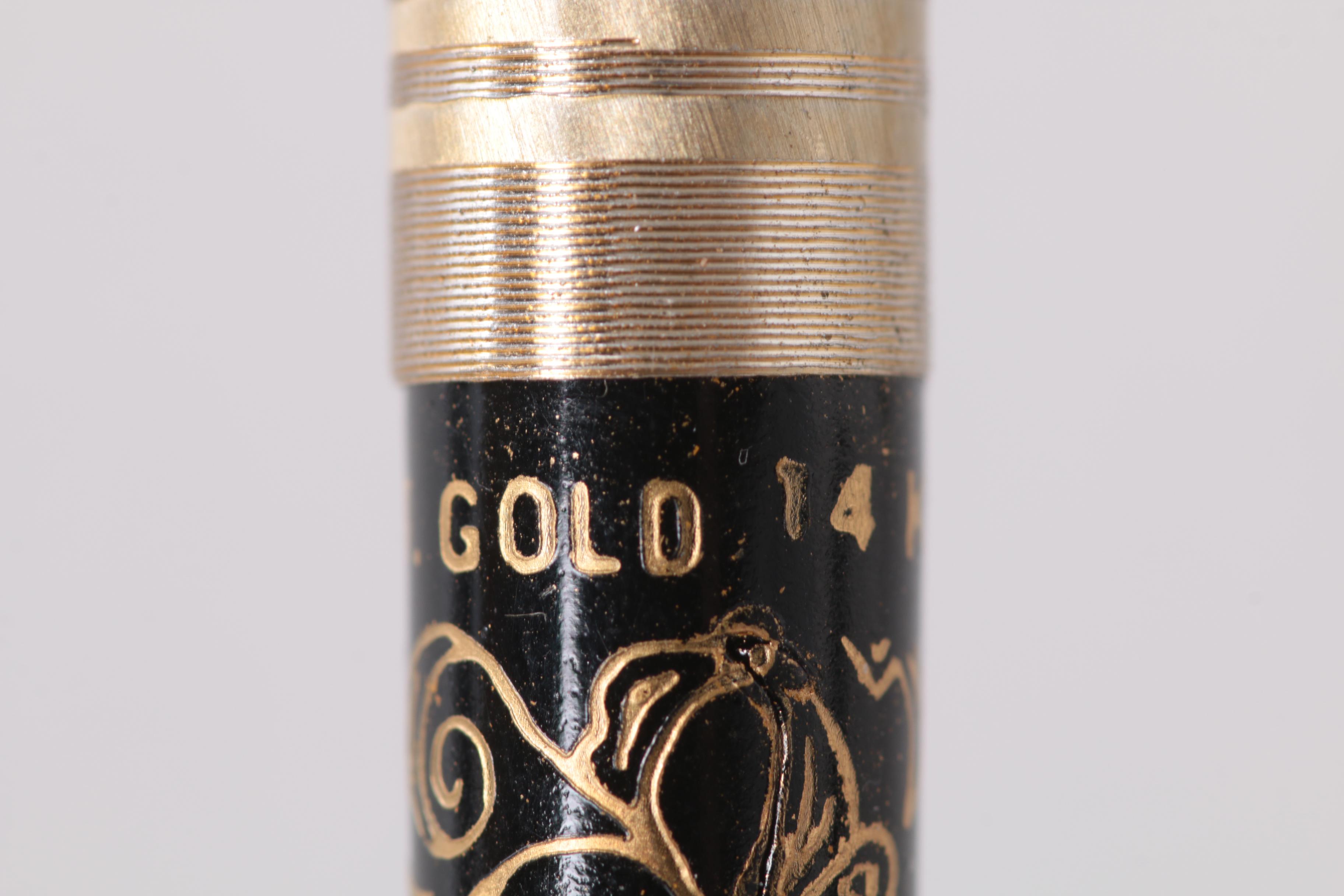 Arpege and Chanel "No. 5" Perfumed Pen Set with 14K Gold