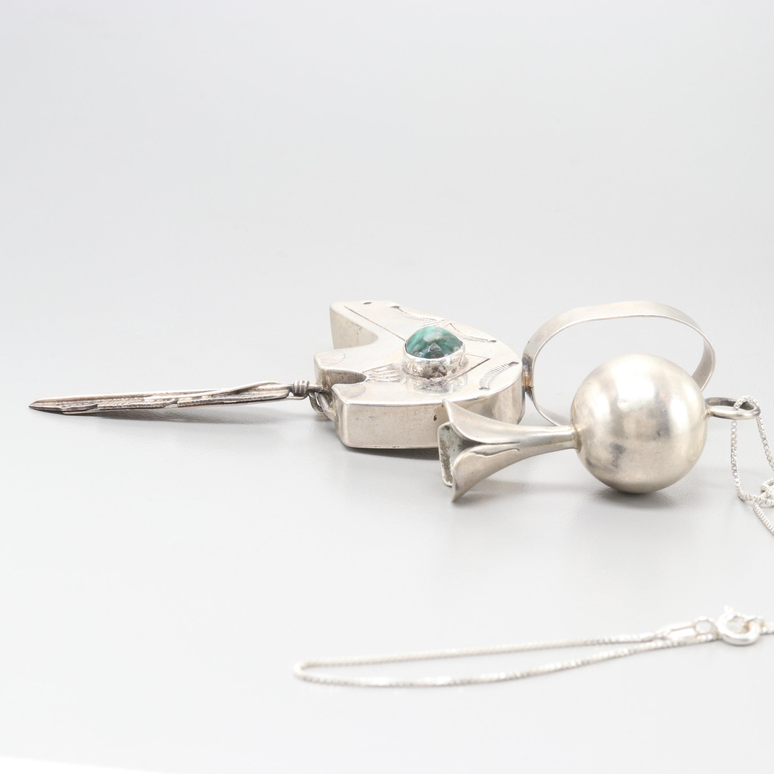 Southwestern Style Sterling Silver Turquoise Jewelry Selection