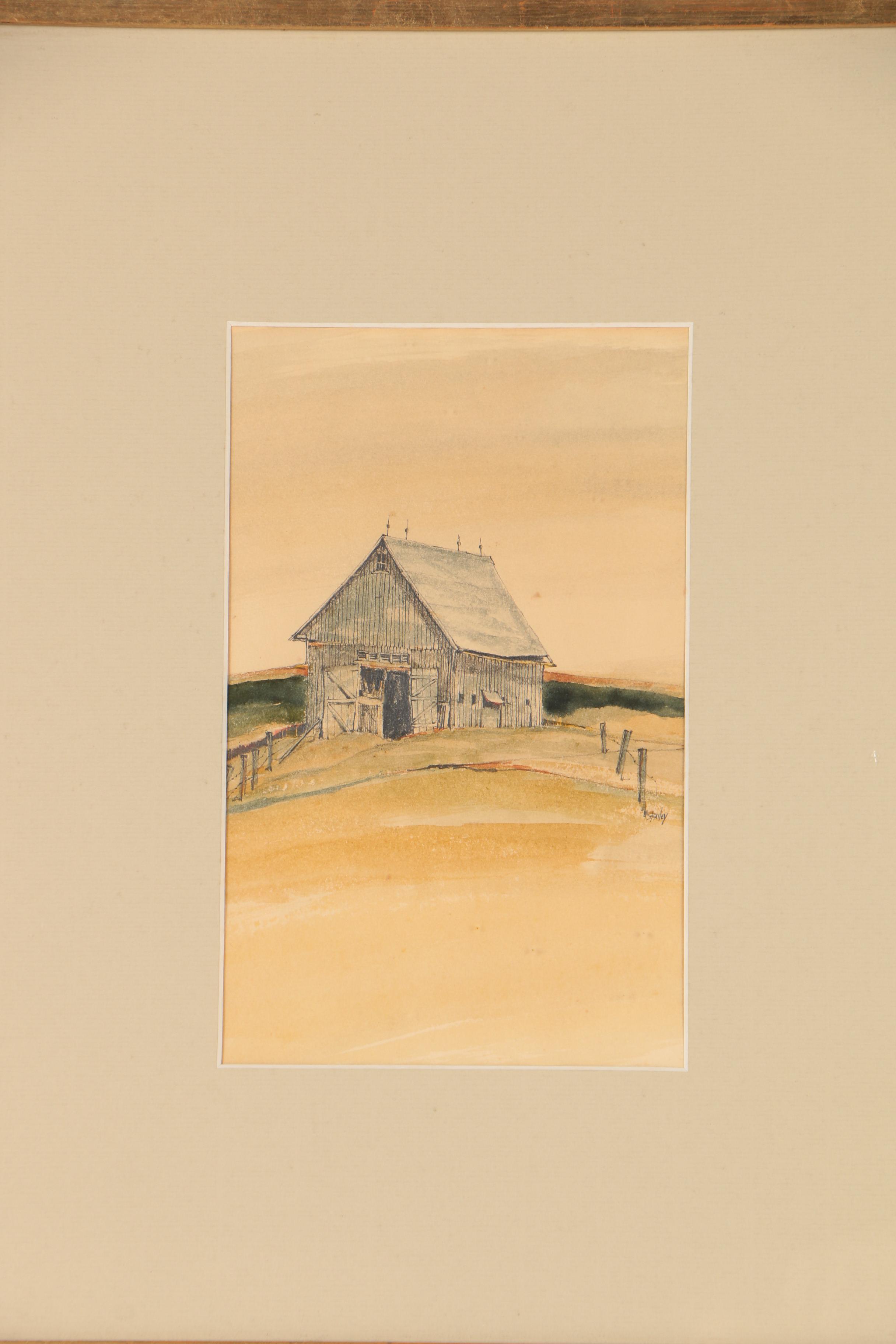 Bailey Watercolor Painting