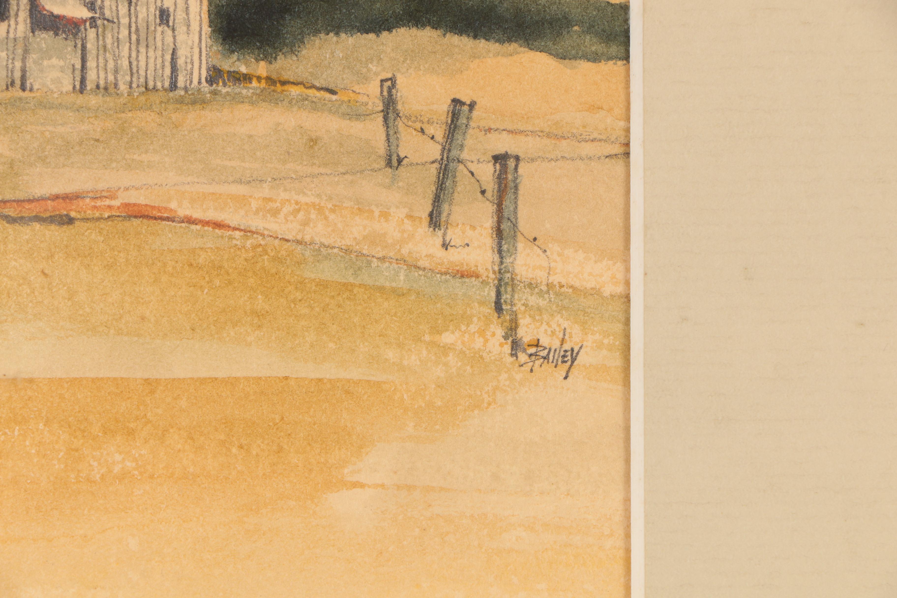 Bailey Watercolor Painting