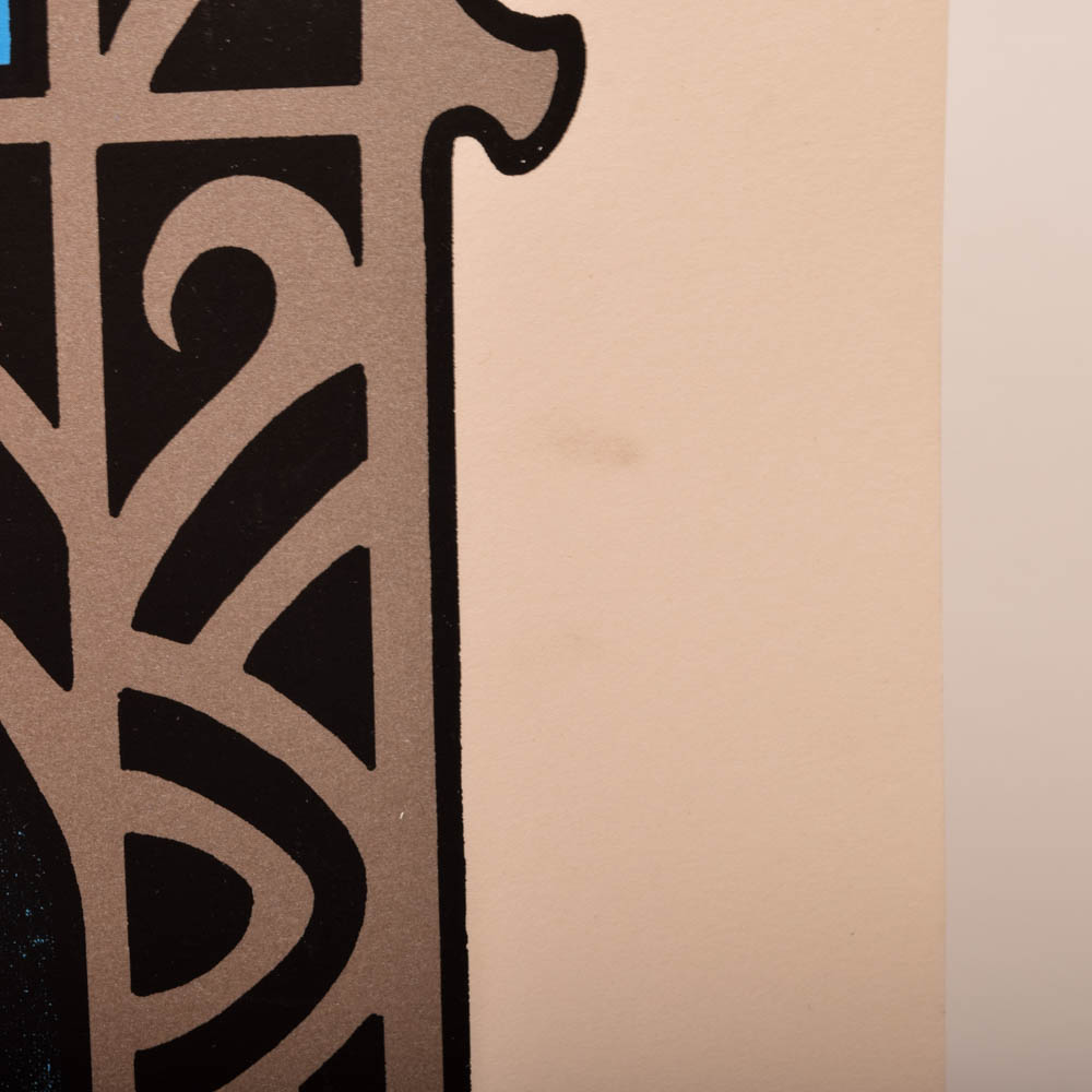 Ltd. Ed. 2015 Serigraph "Fare Thee Well" Grateful Dead Chicago Concert Poster