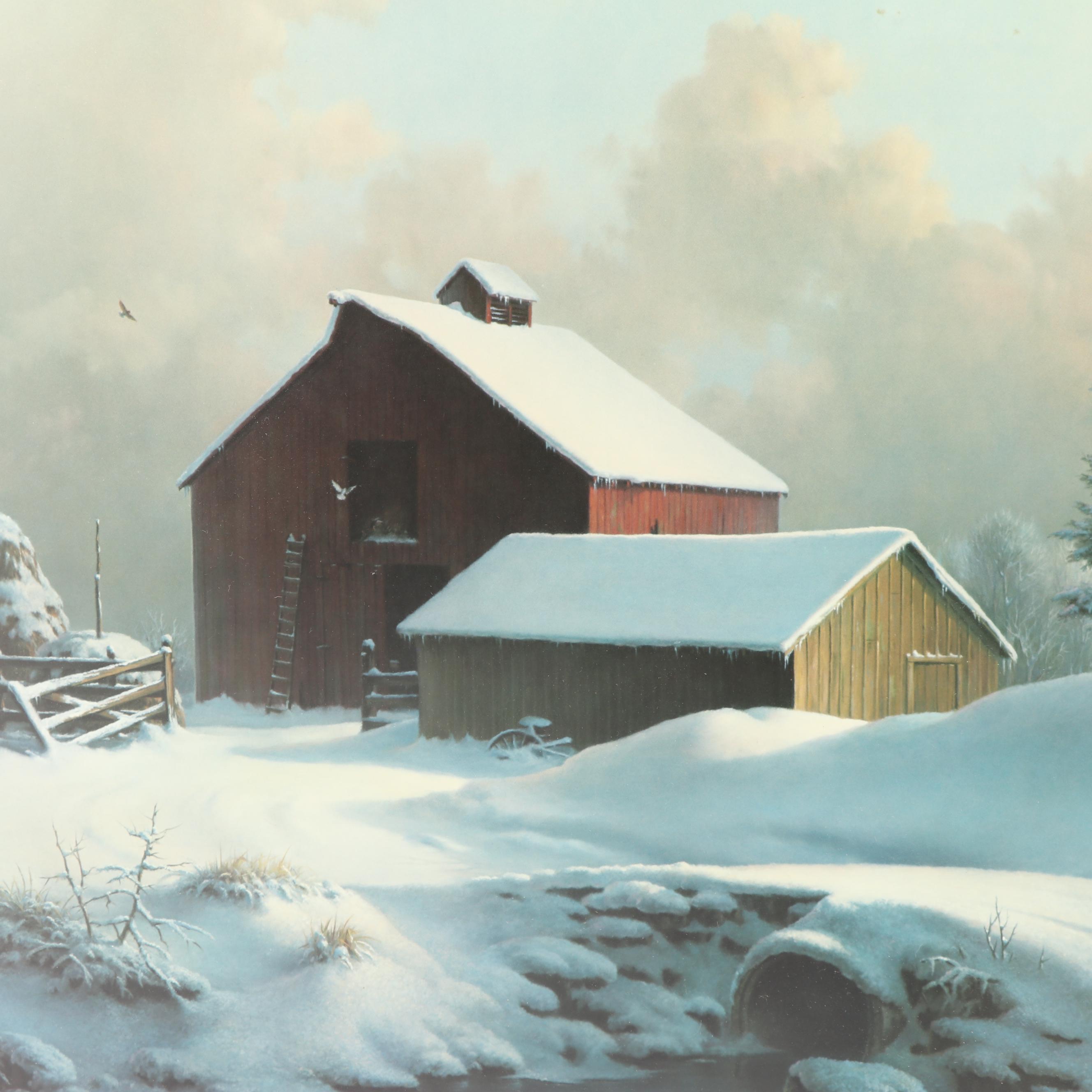 Dalhart Windberg Offset Lithograph "Perpetual Haven"