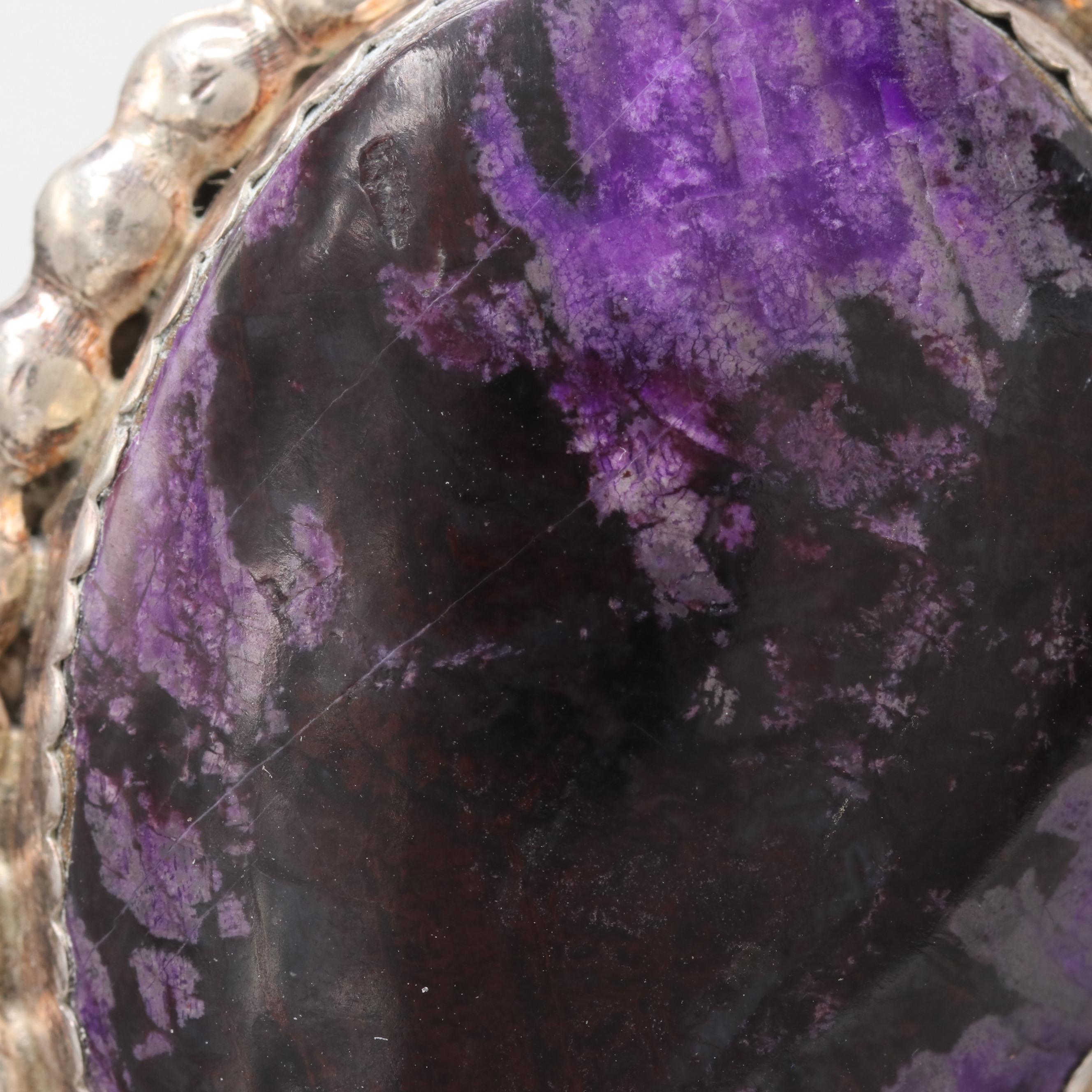 Bill Kirkham Sterling Silver Sugilite Pendant