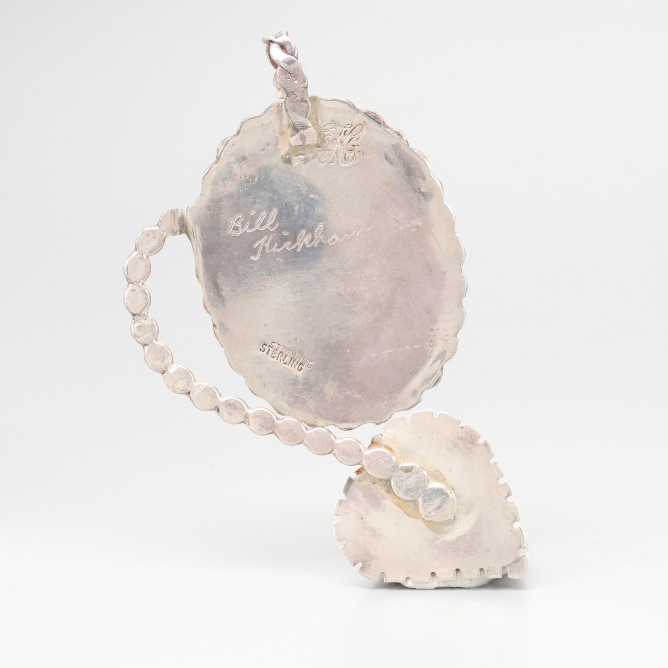 Bill Kirkham Sterling Silver Sugilite Pendant