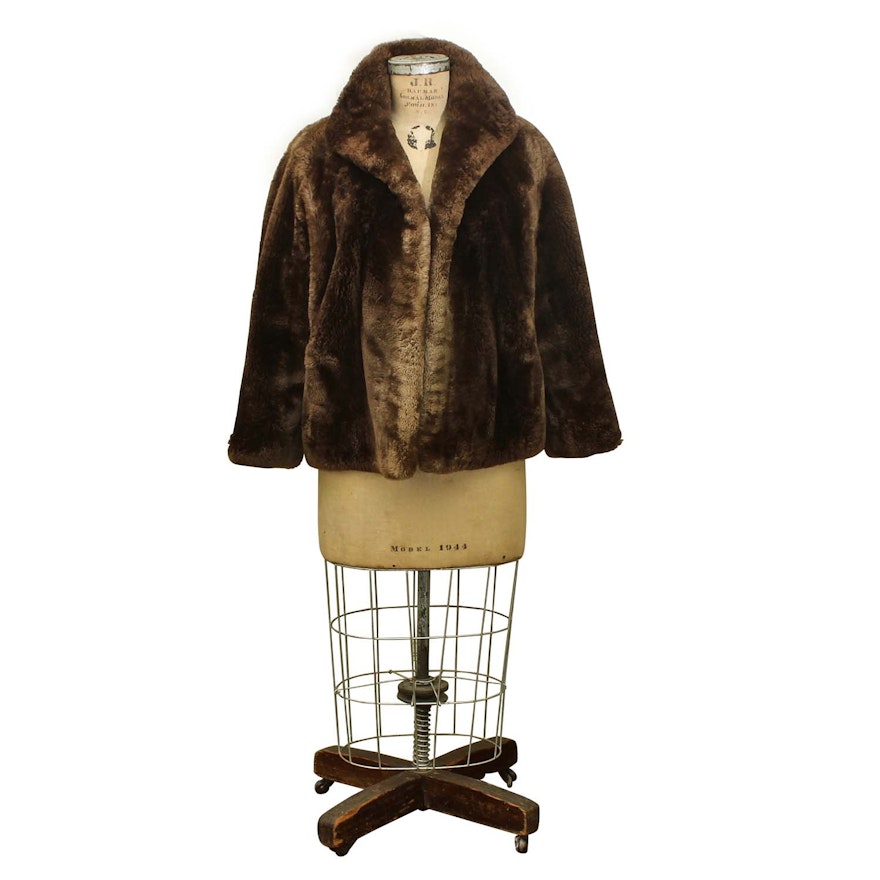 Women's Montaldo's Mouton Fur Coat