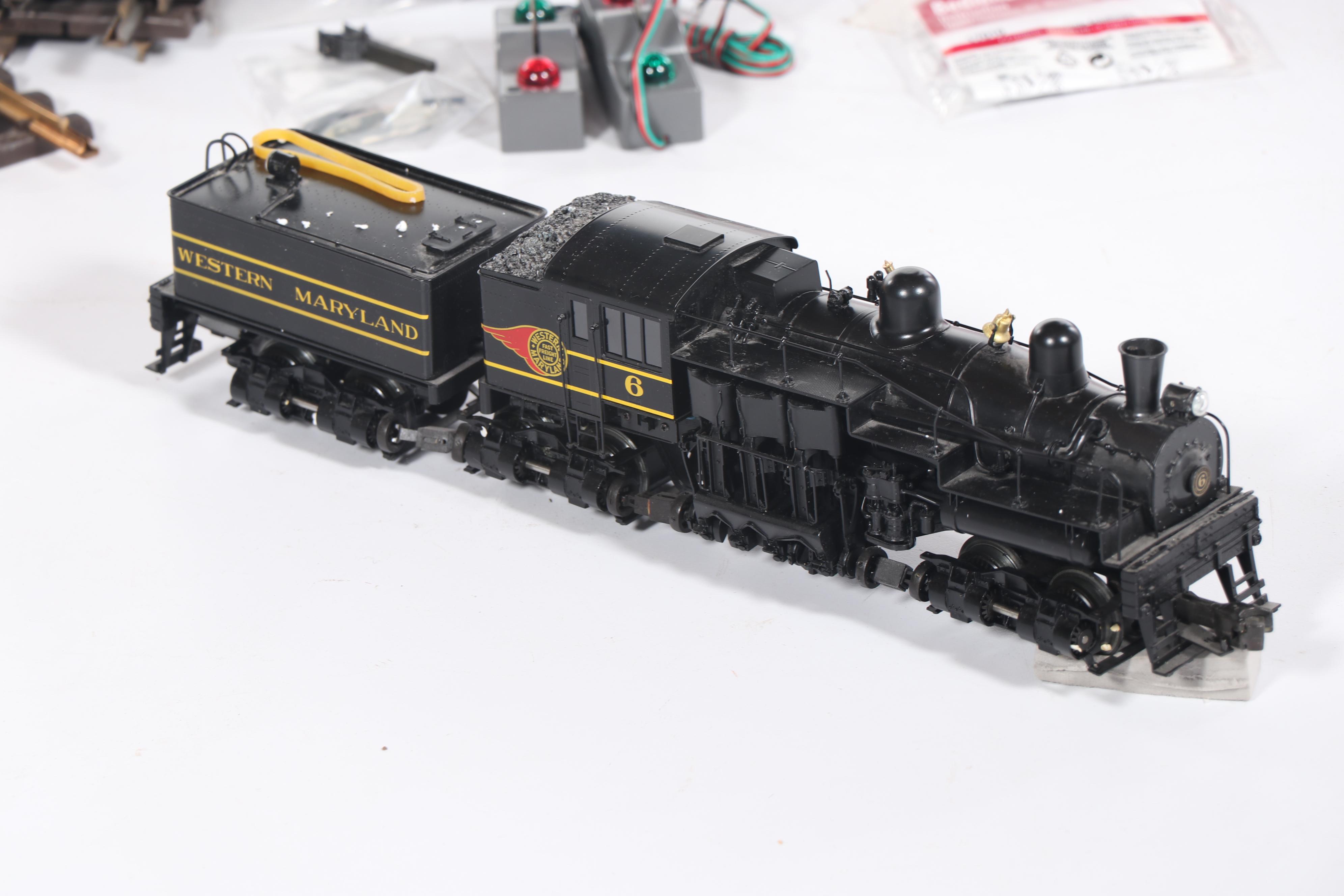 Sunset Models Inc. Western Maryland #6 Shay 3rd Rail Locomotive with Accessories