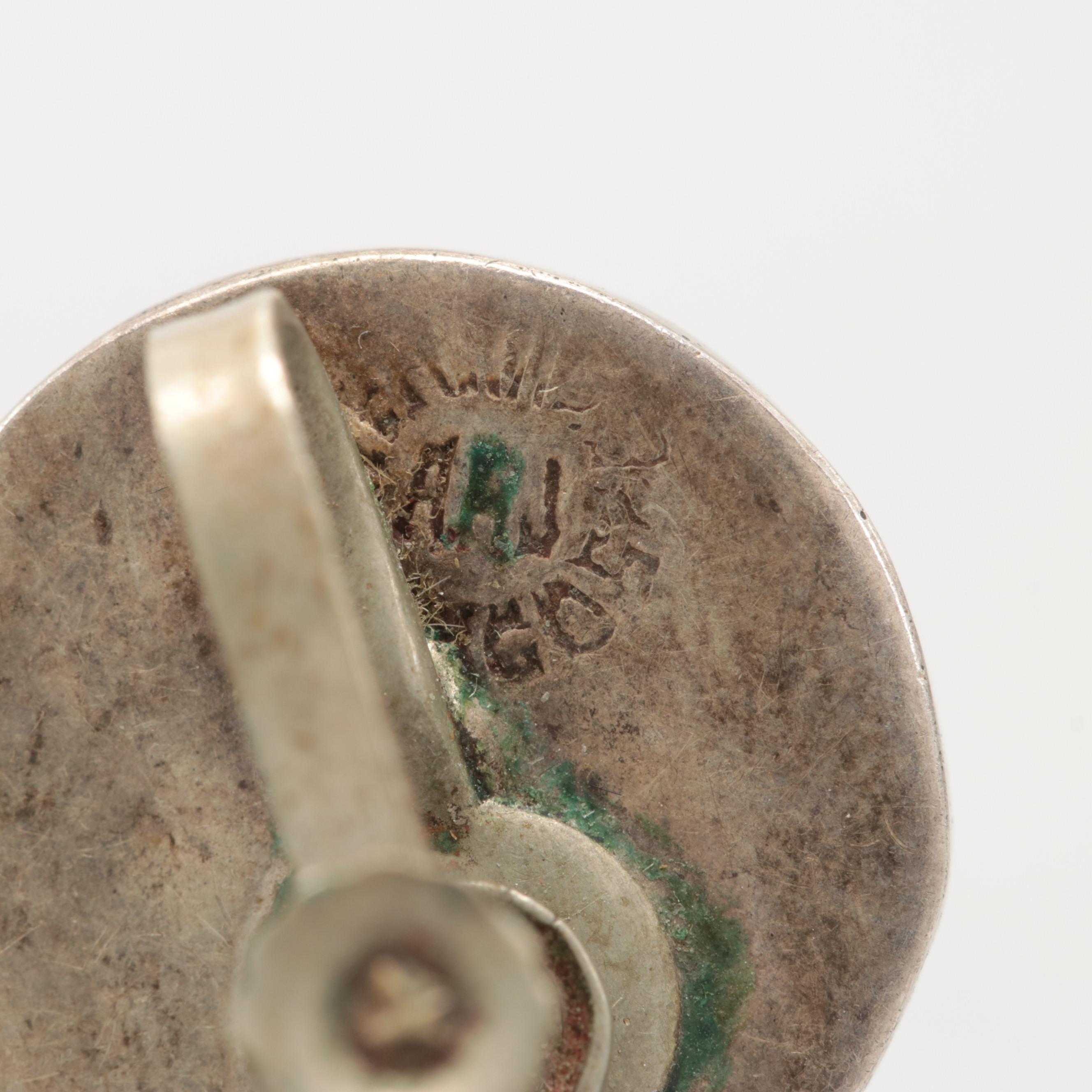 Southwestern Style Sterling Silver Abalone and Coral Earring Assortment