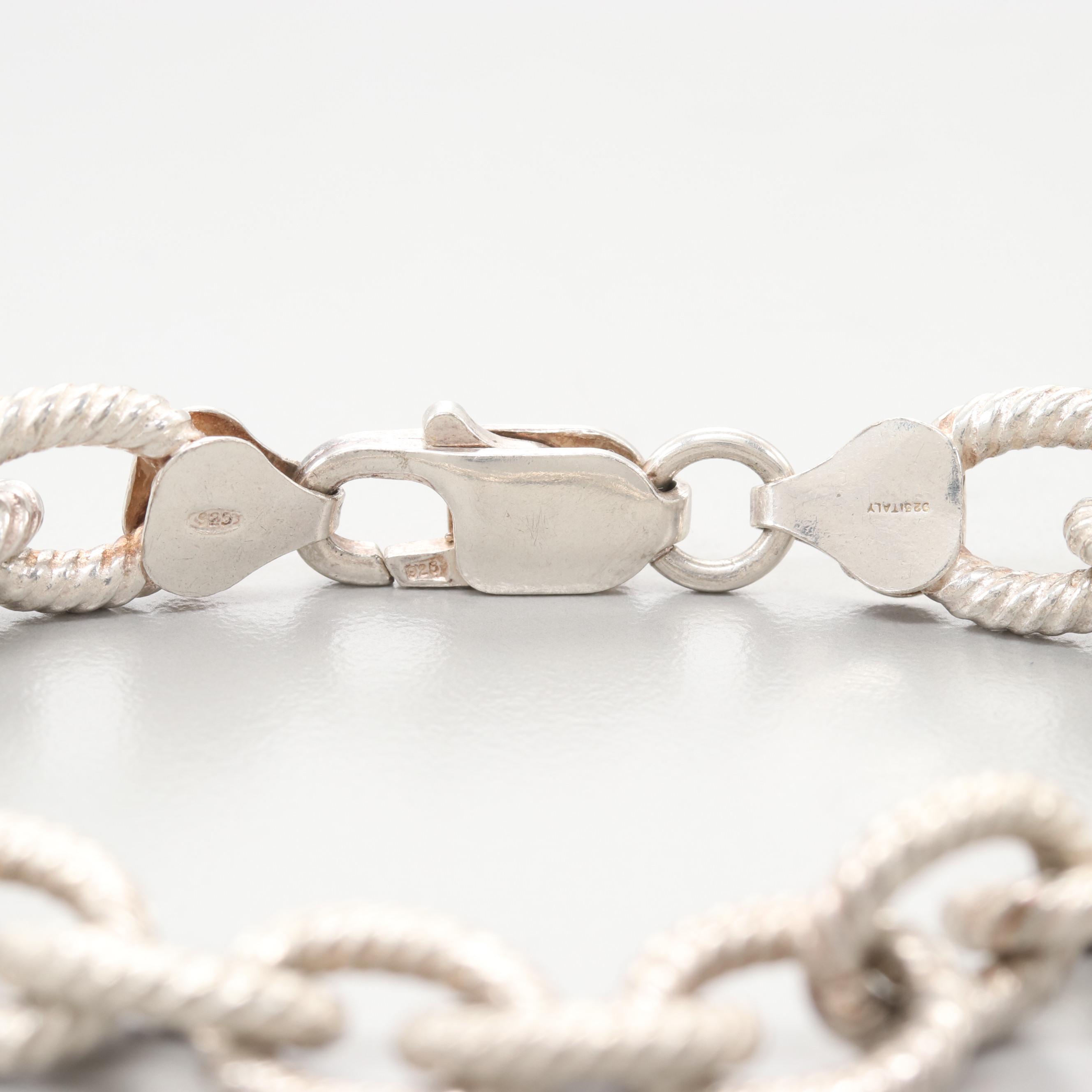 Sterling Silver Jewelry Assortment Including Cross Motifs